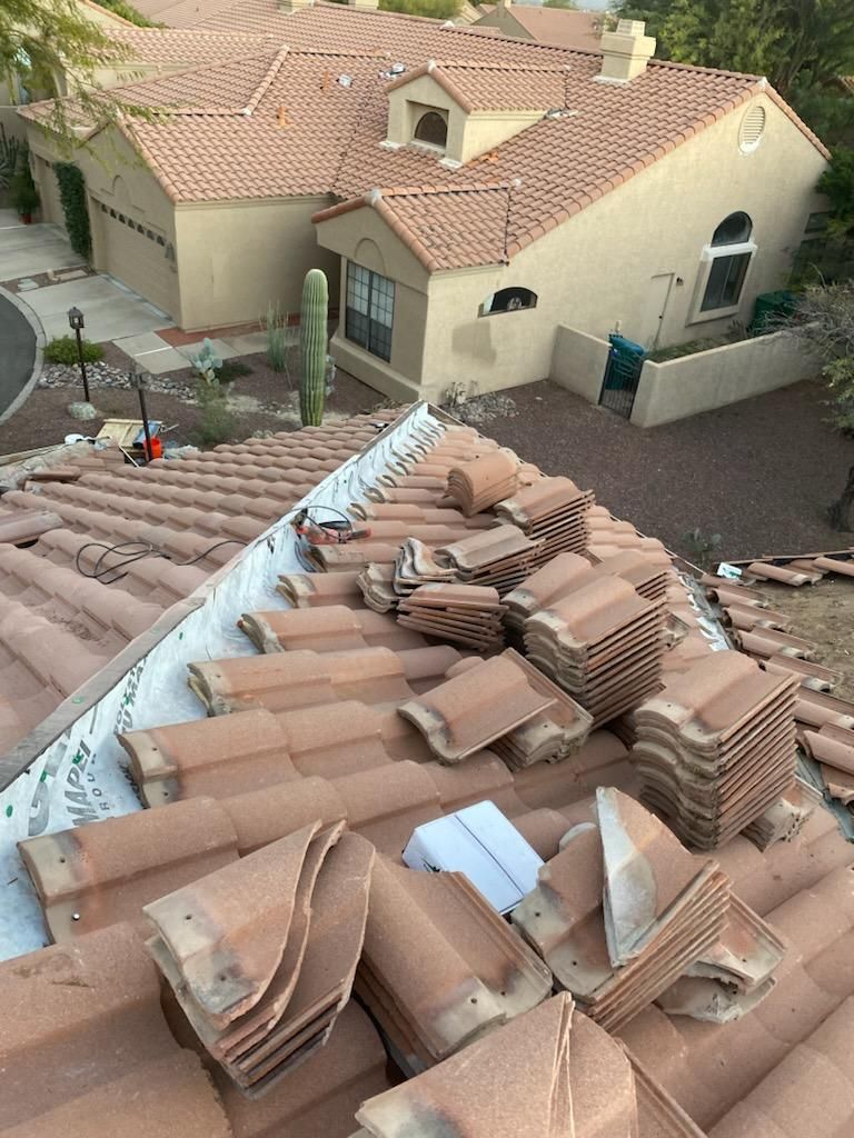 Residential Tile Roof Underlayment Replacement and Repair in Tucson by West Coast Roofing AZ