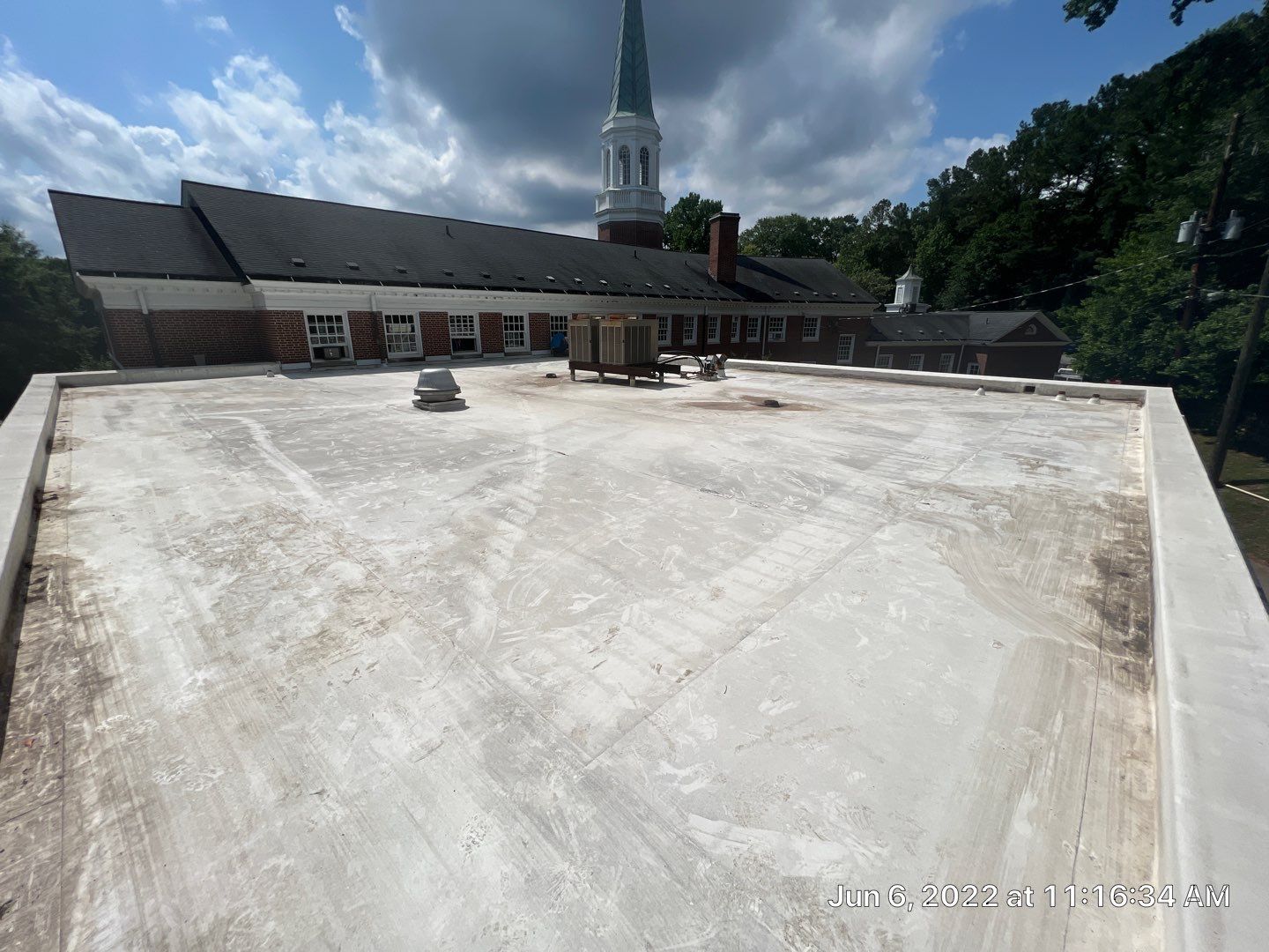 roof coating and partial TPO replacement by Nailed It Roofing & Remodeling LLC