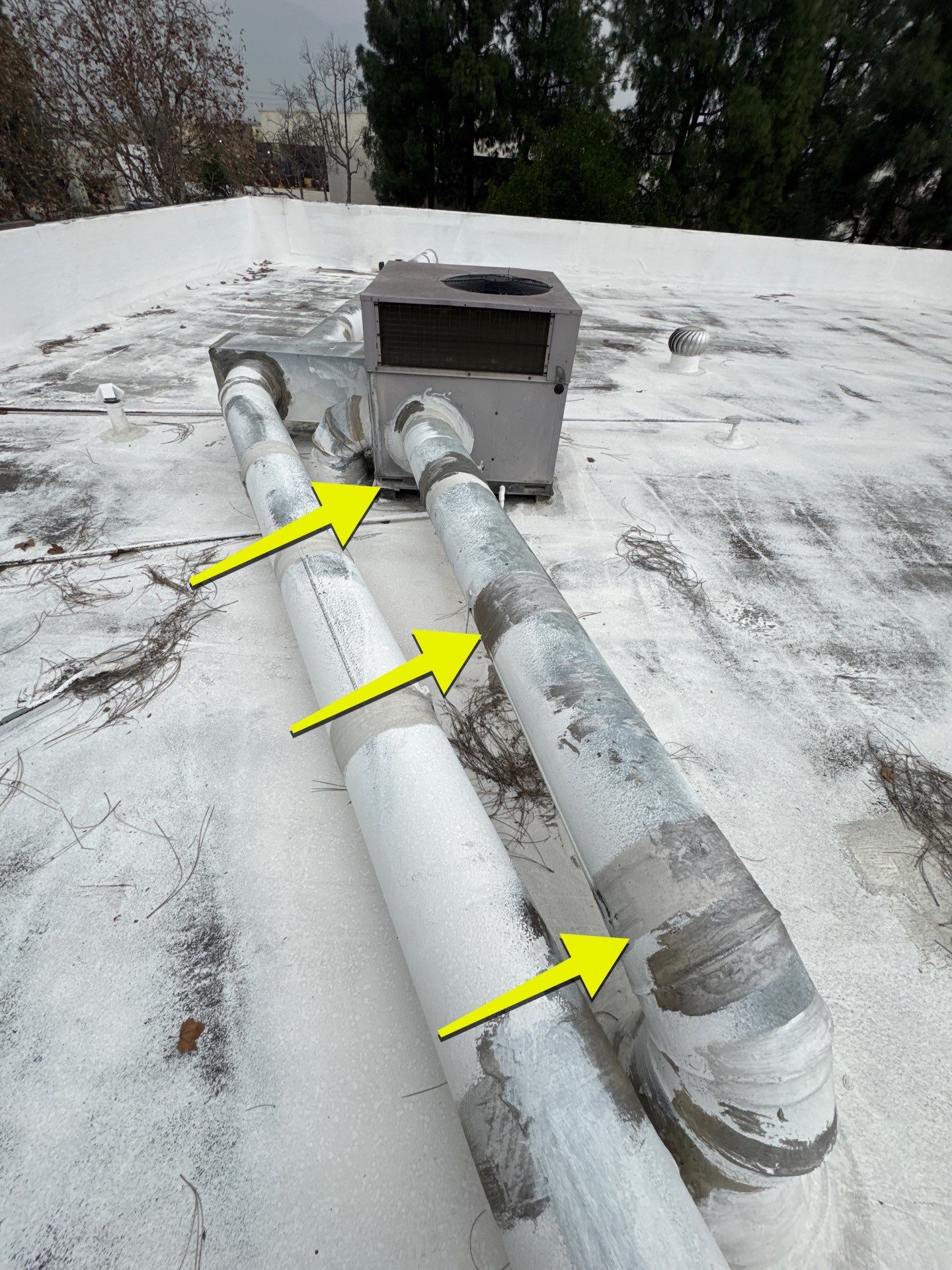 Silicone Coating - Commercial Property in Irwindale by Hull Brothers Roofing