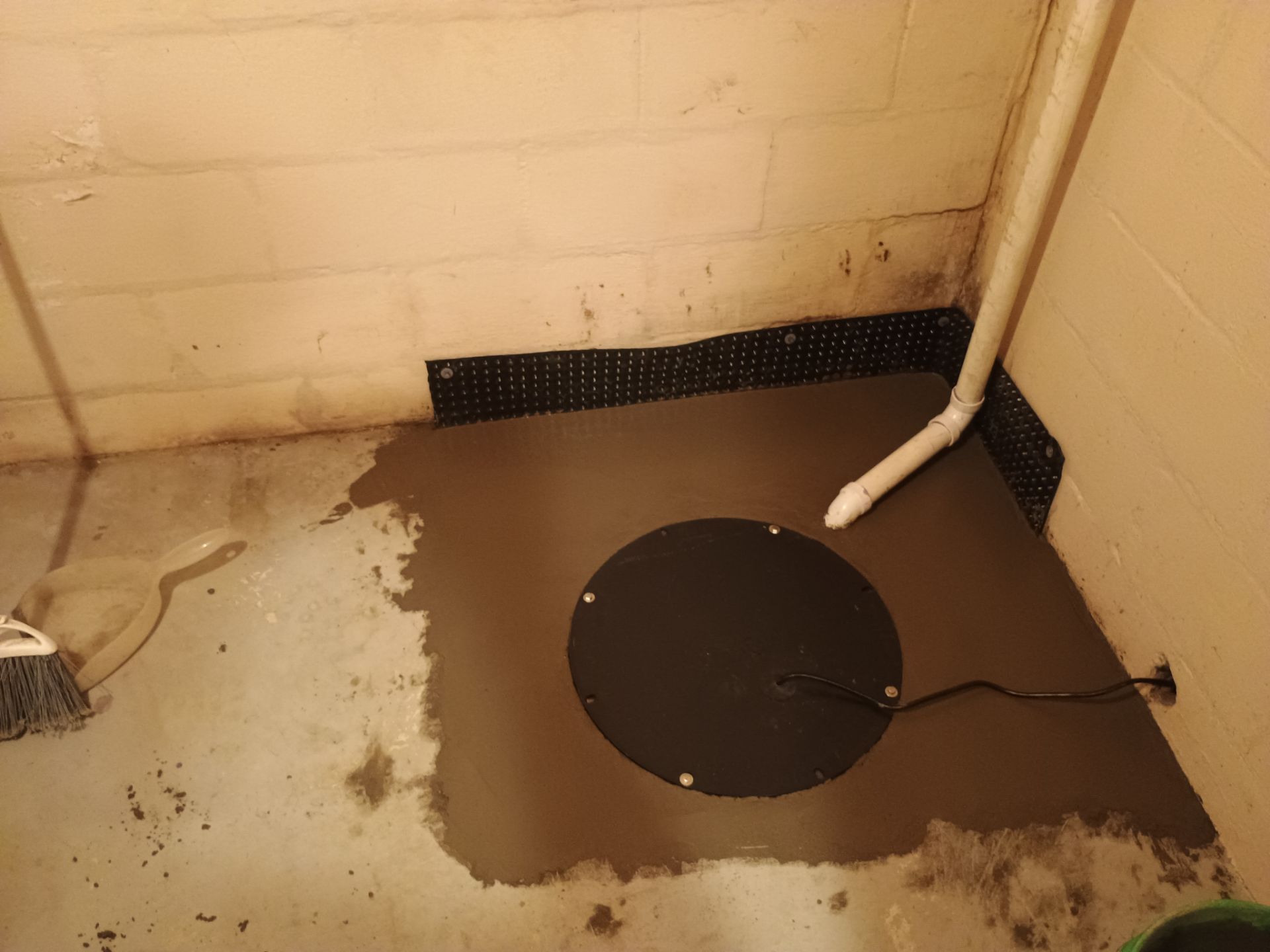 Sump Basin & Discharge Completion in St. Paul, MN by Waterproofing Northeast