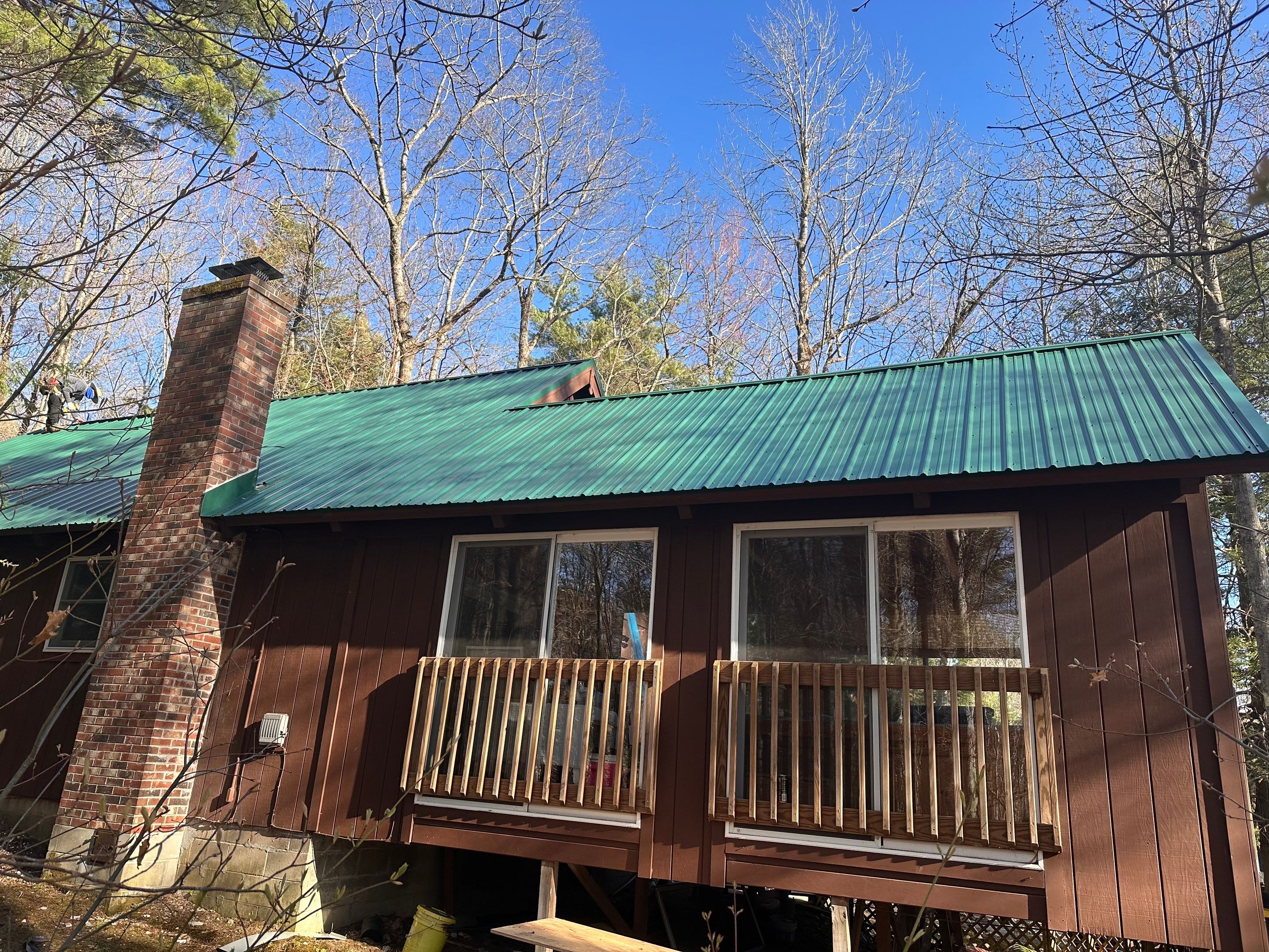 Metal Roof In Moultonborough, NH by Tall pine roofing