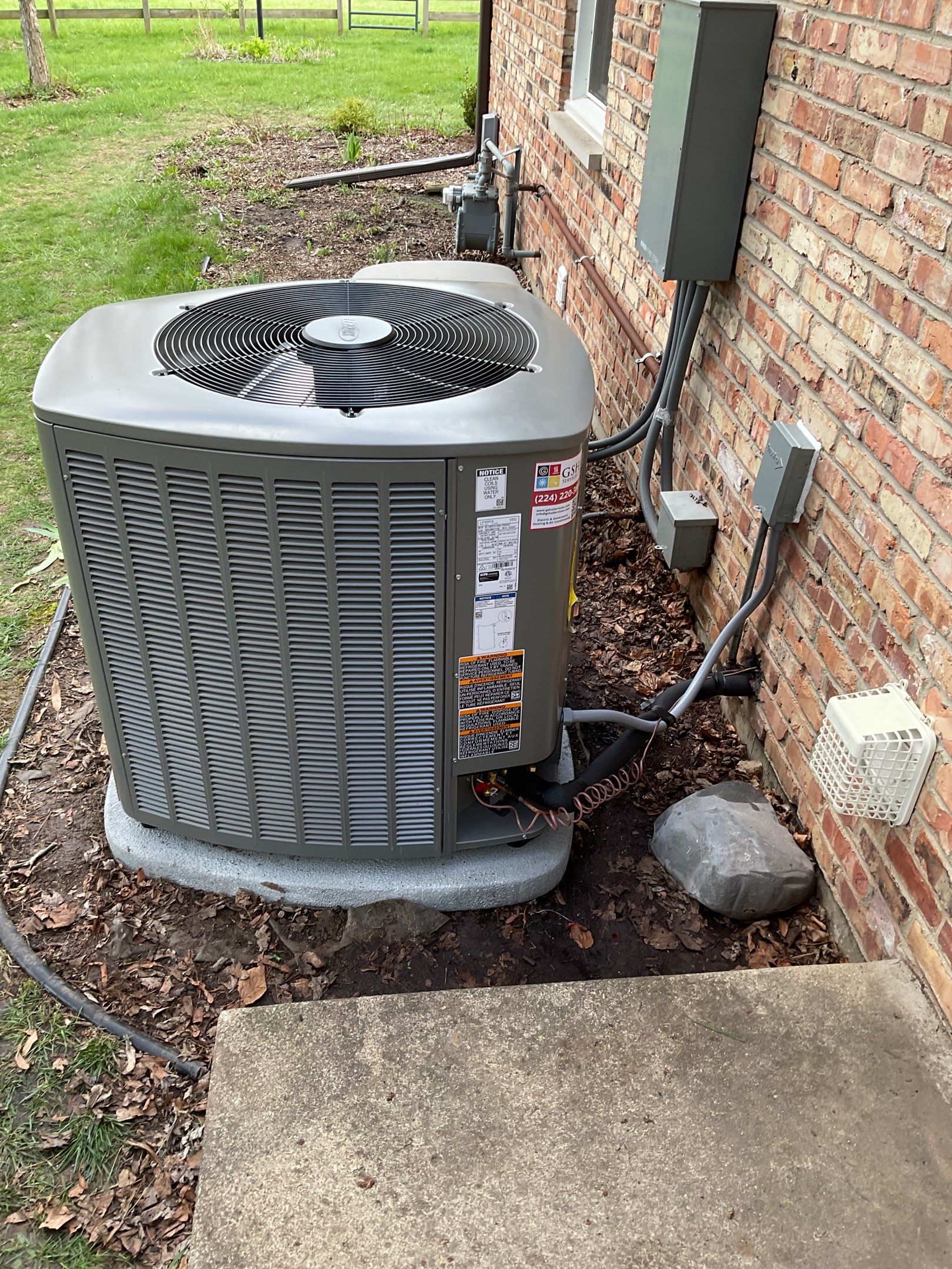 Lennox Elite EL18KCV Air Conditioner Installation – Barrington, IL | GSHA Services, LTD by GSHA Services LTD