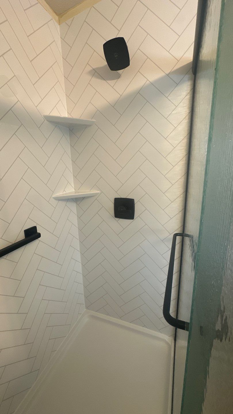 Tub to Walk-In Shower Installation in East Durham, NY  by Yankee Home Improvement