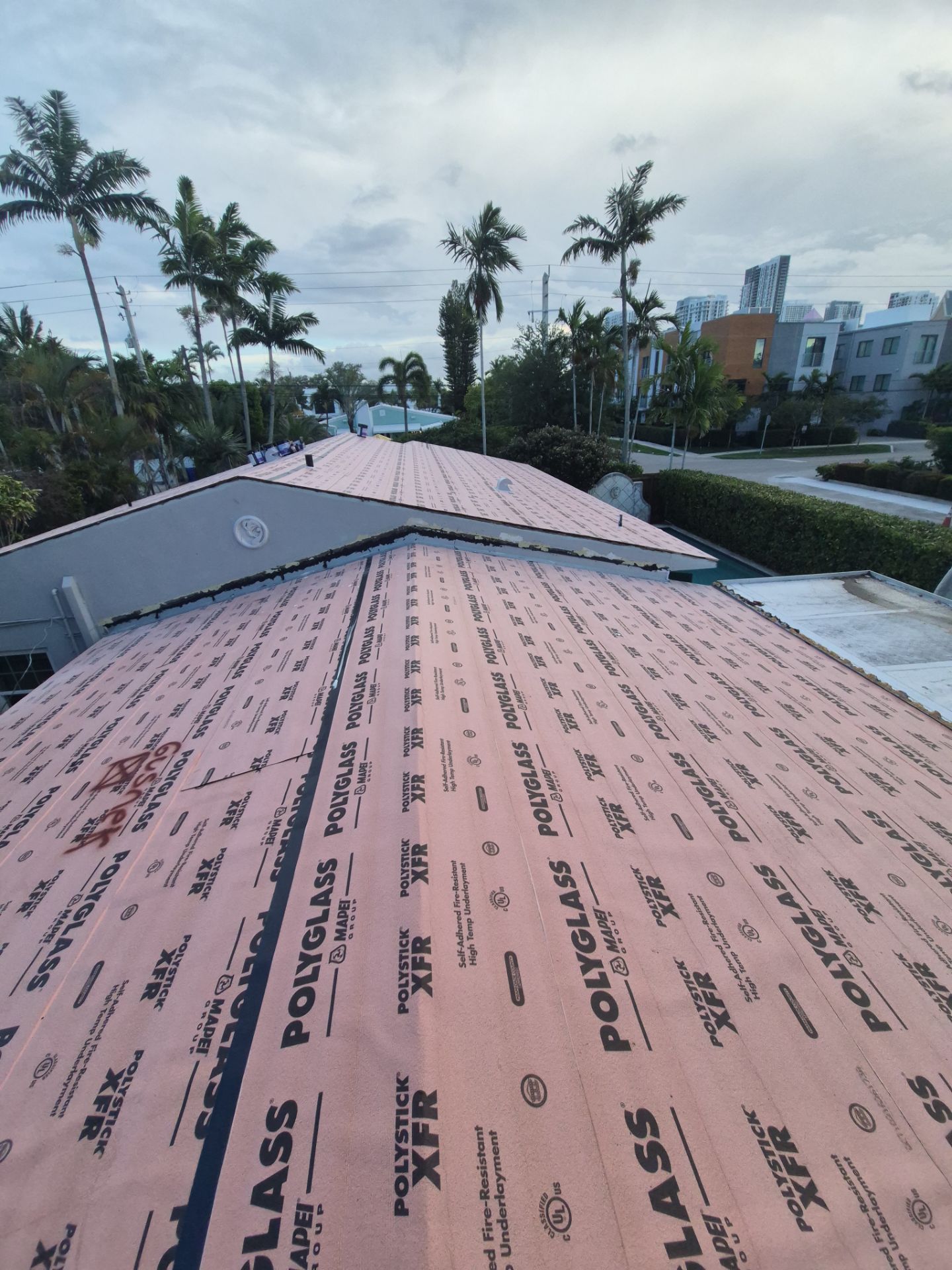 Residential Roofing Installation using 1" Nail strip metal roof by BLUES BROTHERS ROOFING