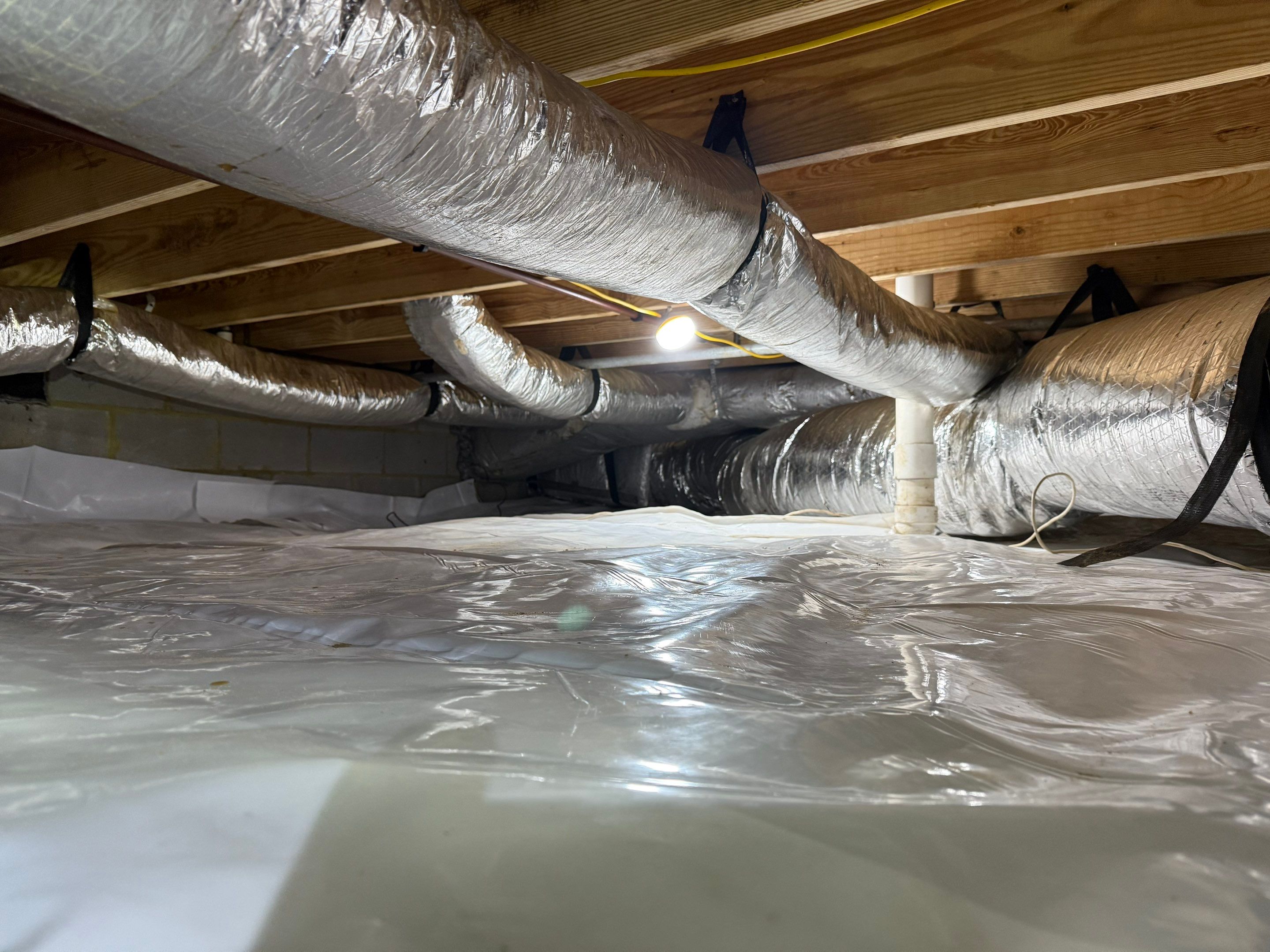 Project in Yorktown by Patriot Crawl Space Repairs