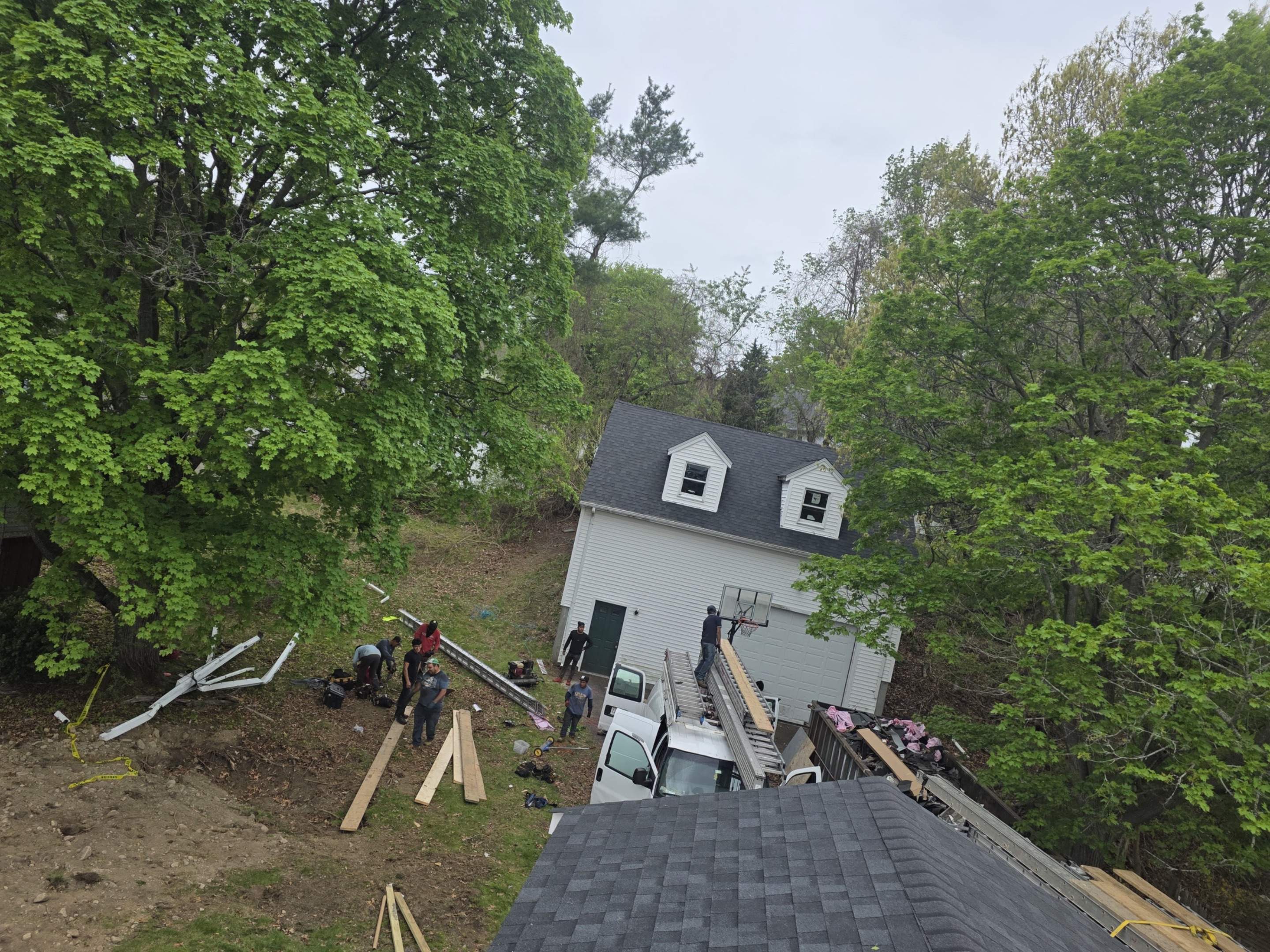 Two-Structure Roof Replacement – Owens Corning Duration, Onyx Black by JOHNNYS PRO