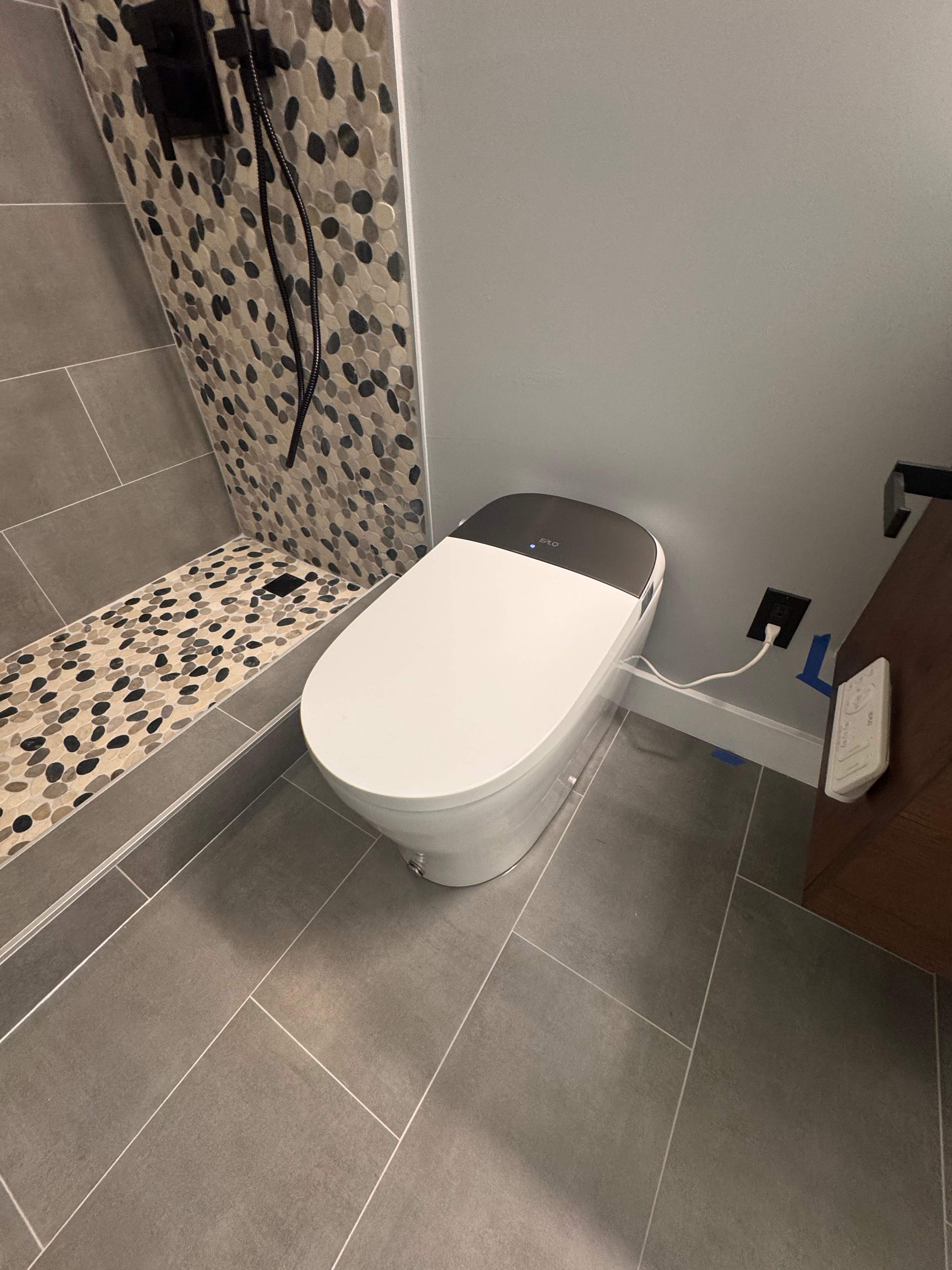 Basement bathroom renovation by Prudencio