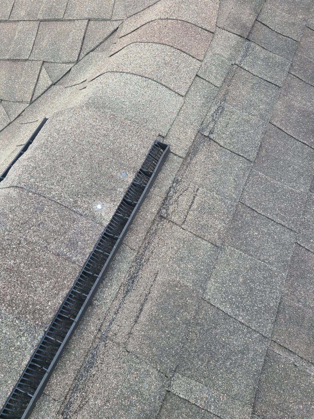 Hail Damage using Owen's Corning Duration (Lifetime) Shingles by Roof Repair Company