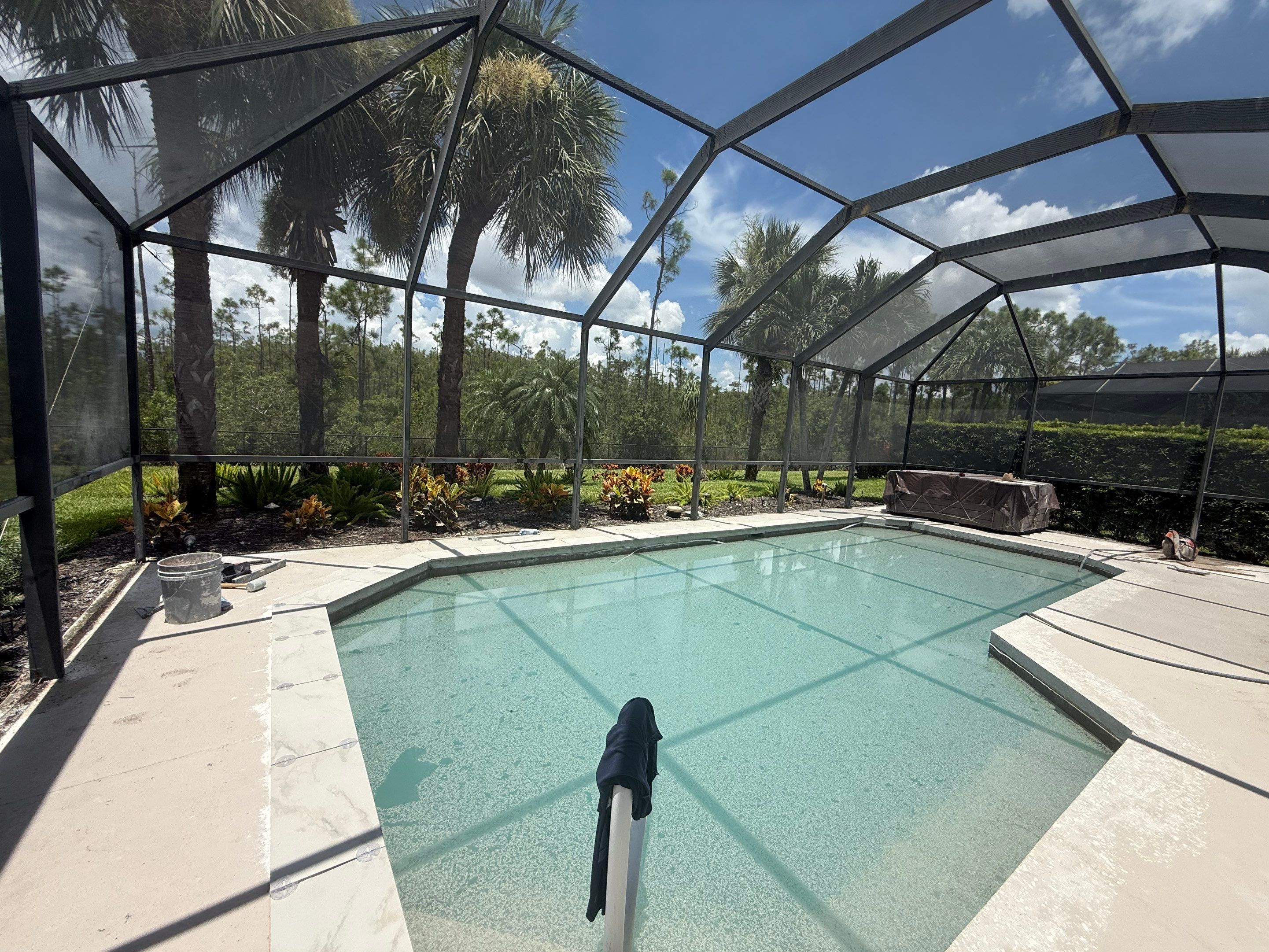Porcelain Pool Deck - Colonial Country Club by Old Town Pavers Llc
