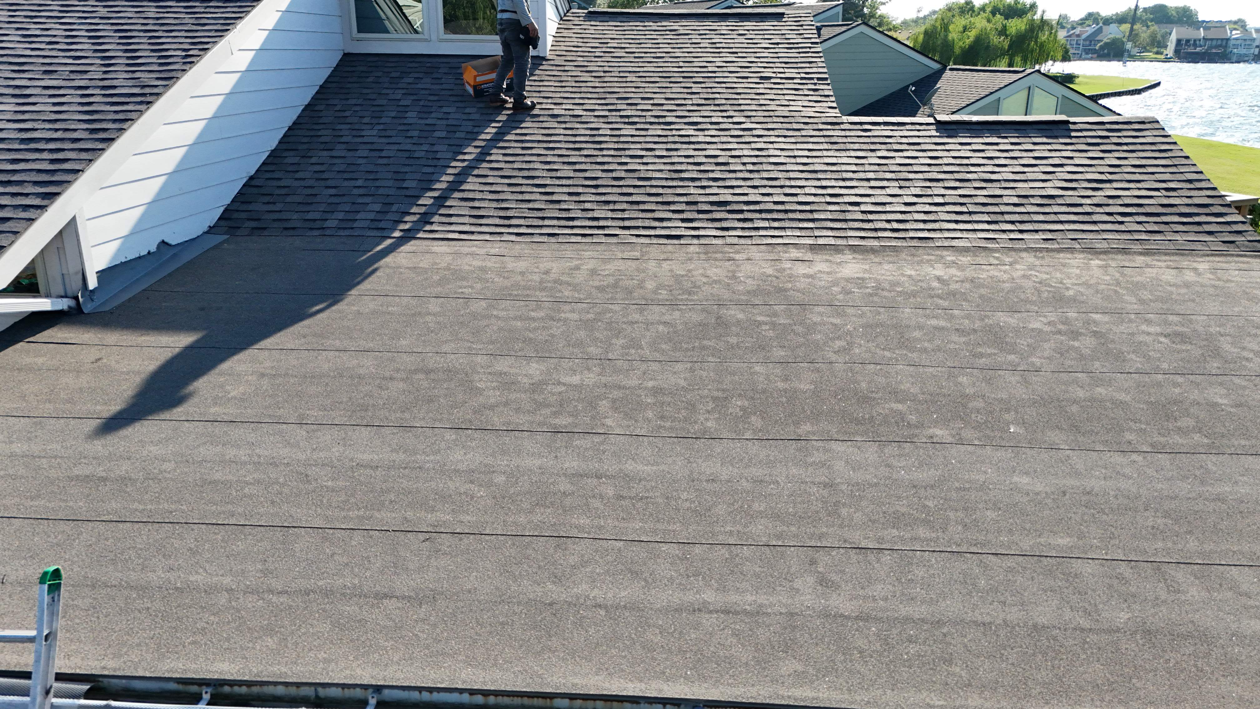 Waterfront Roof Replacement on Lake Conroe — Montgomery, TX by PL Roofing & SB Roofing, LLC.