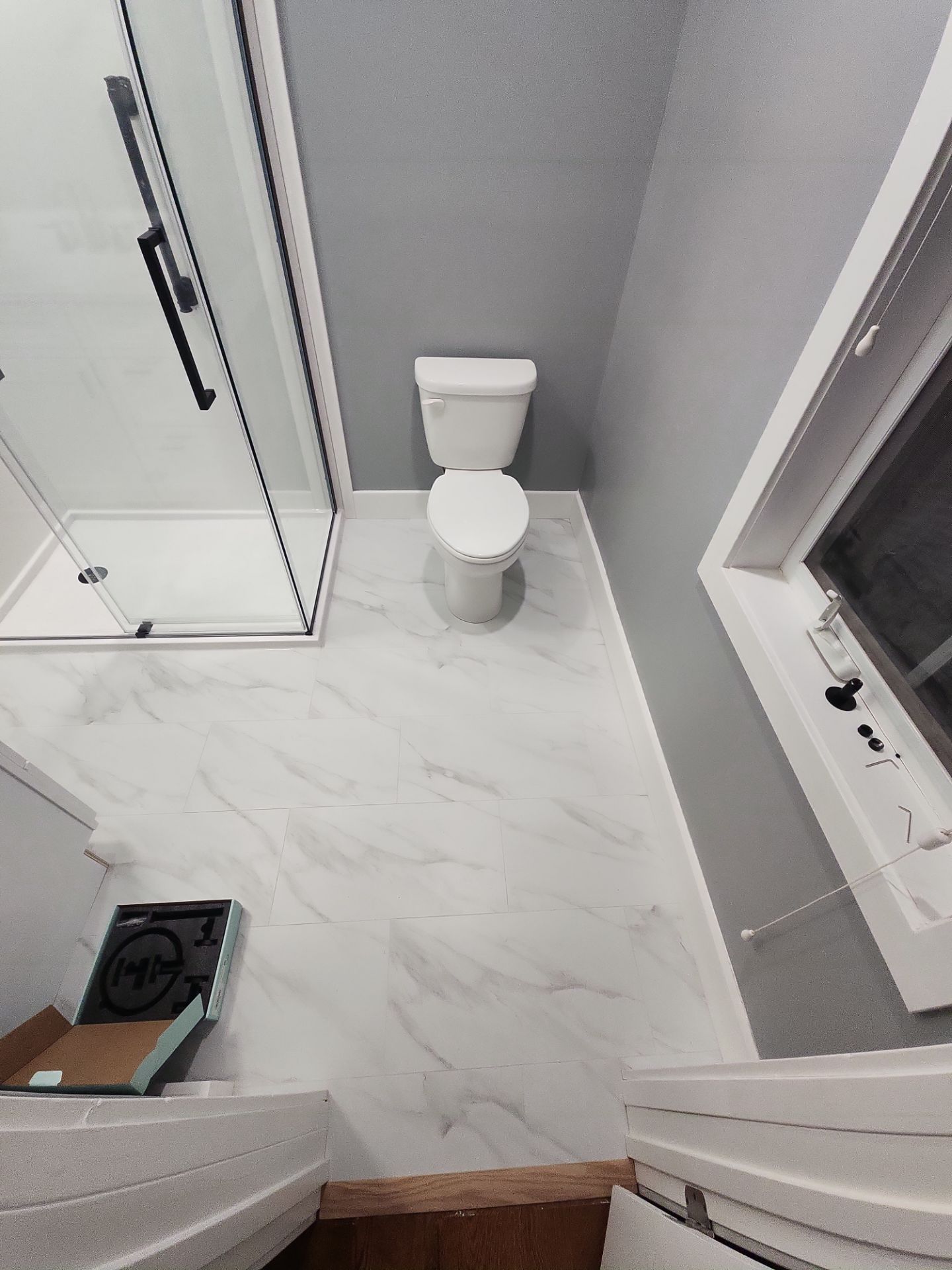Bathroom Remodel using Onyx by The Shower Company