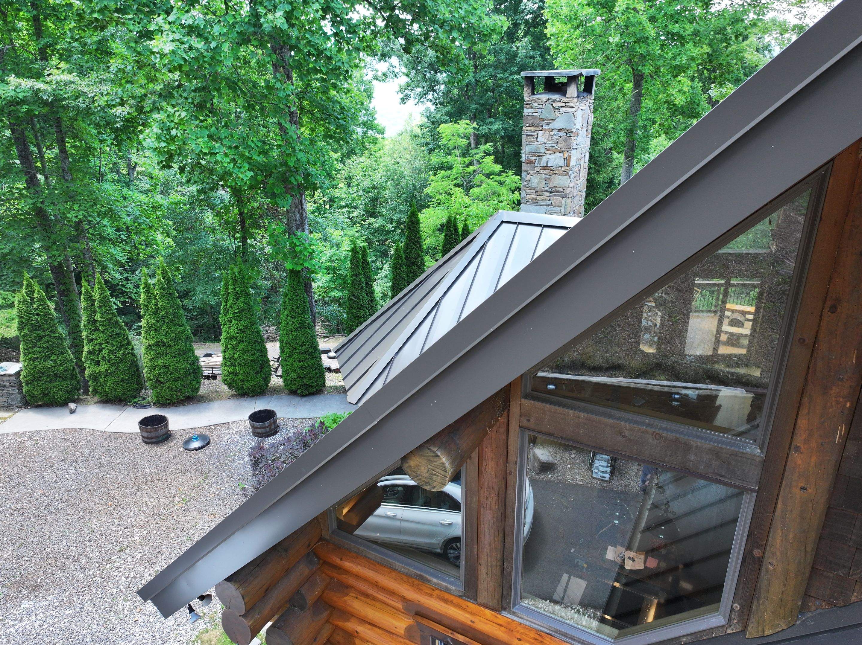 Burnished Slate Standing Seam by Omnia Roofing