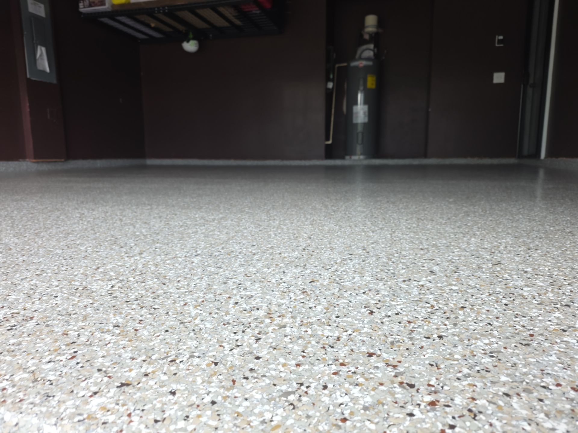 Garage Using Creekbed  by Elite Floor Solutions