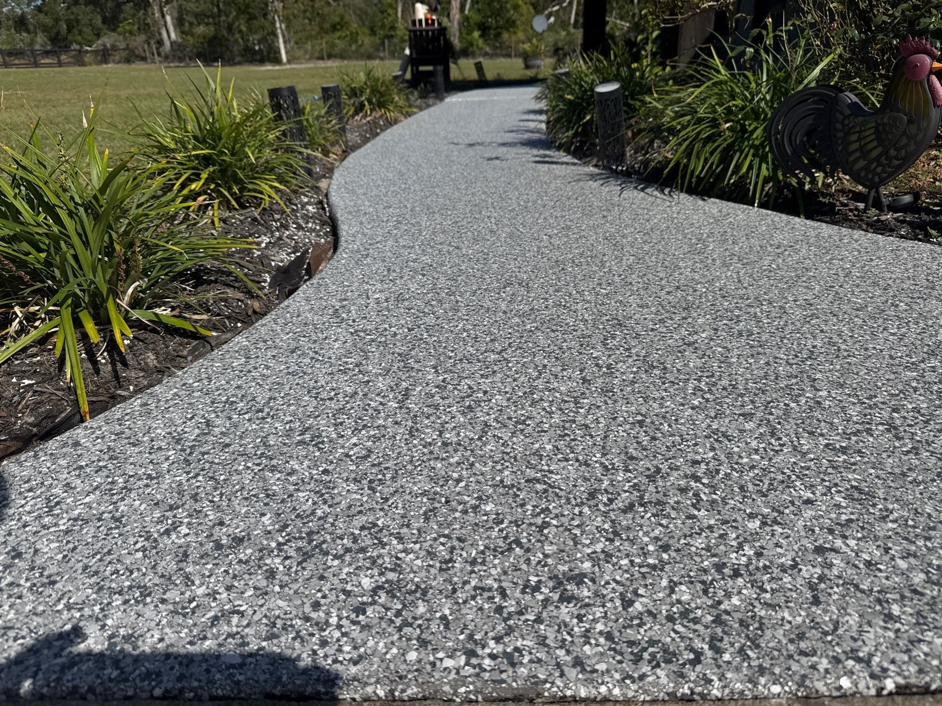Patio in Old Town, FL in Slate Stone by Cross Creek Concrete Coatings
