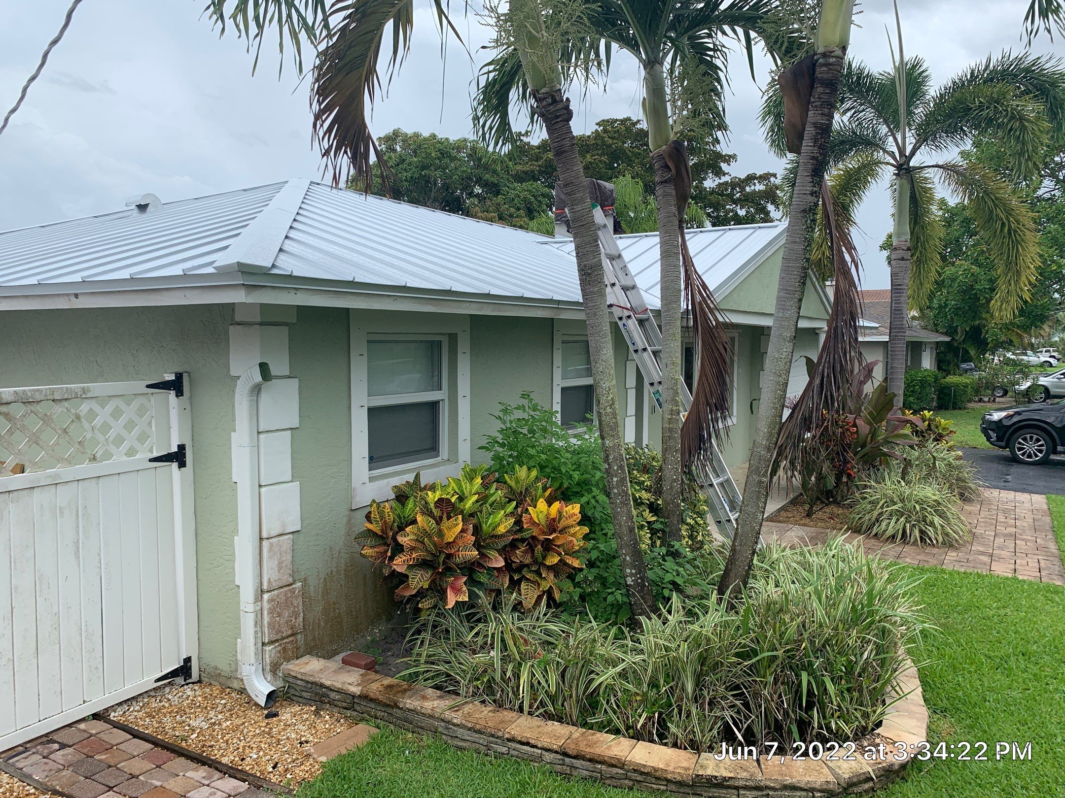Residential Roofing Installation using 1" Nail strip metal roof by BLUES BROTHERS ROOFING