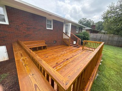Wood Deck using Wood Sealant