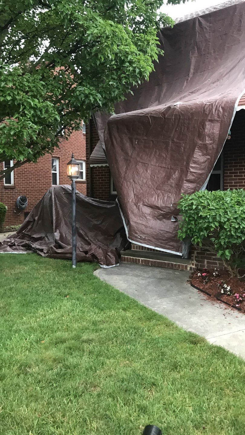 Residential Roof Replacement using Owens Corning Duration, Colonial Slate by Absolute Roofing and Construction