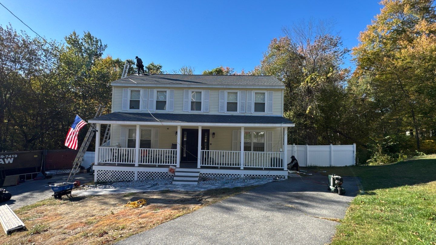 Full Roof Replacement with New Plywood Decking & Gutter Installation by Sensible Home Solutions