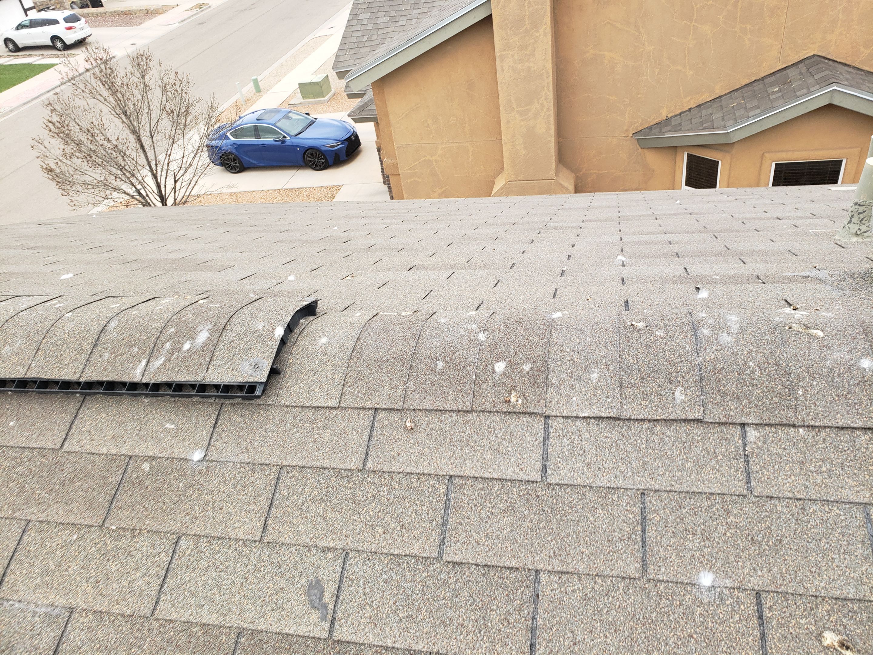 Shingle roof restoration by SPF Services 