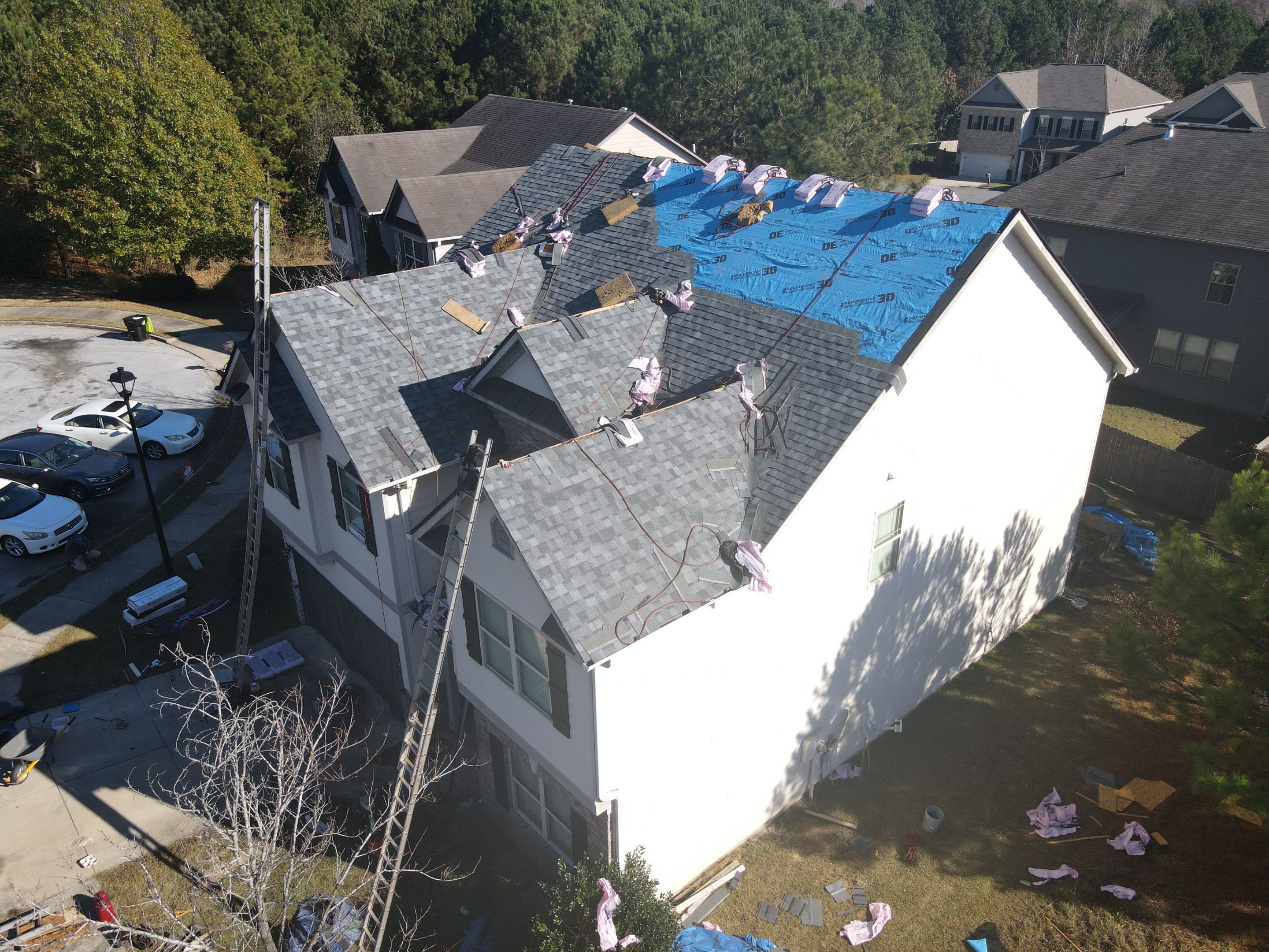 Residential Roofing Installation using Owens Corning by Inspector Roofing and Restoration