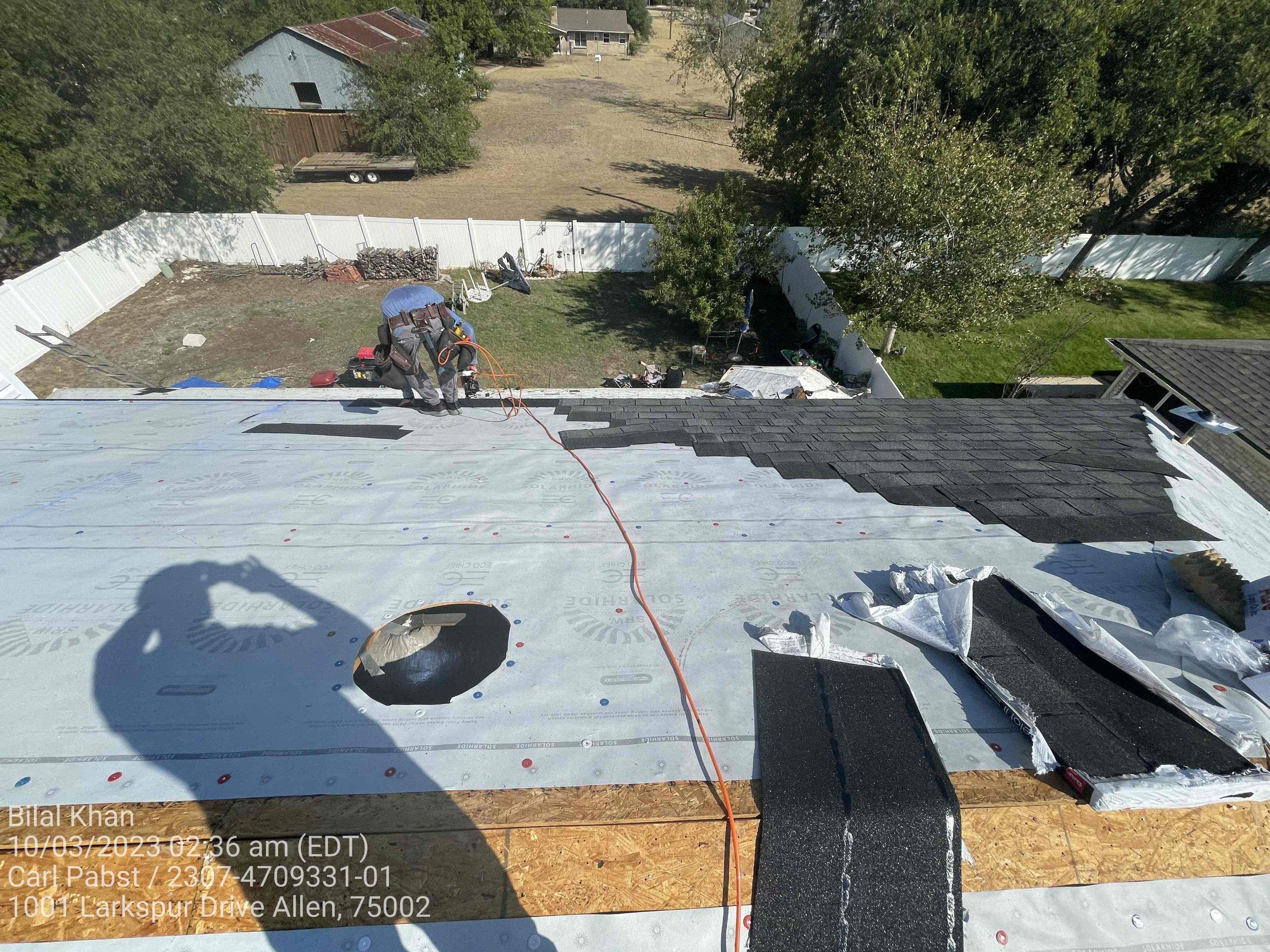 Project in Allen by Zeus Exteriors