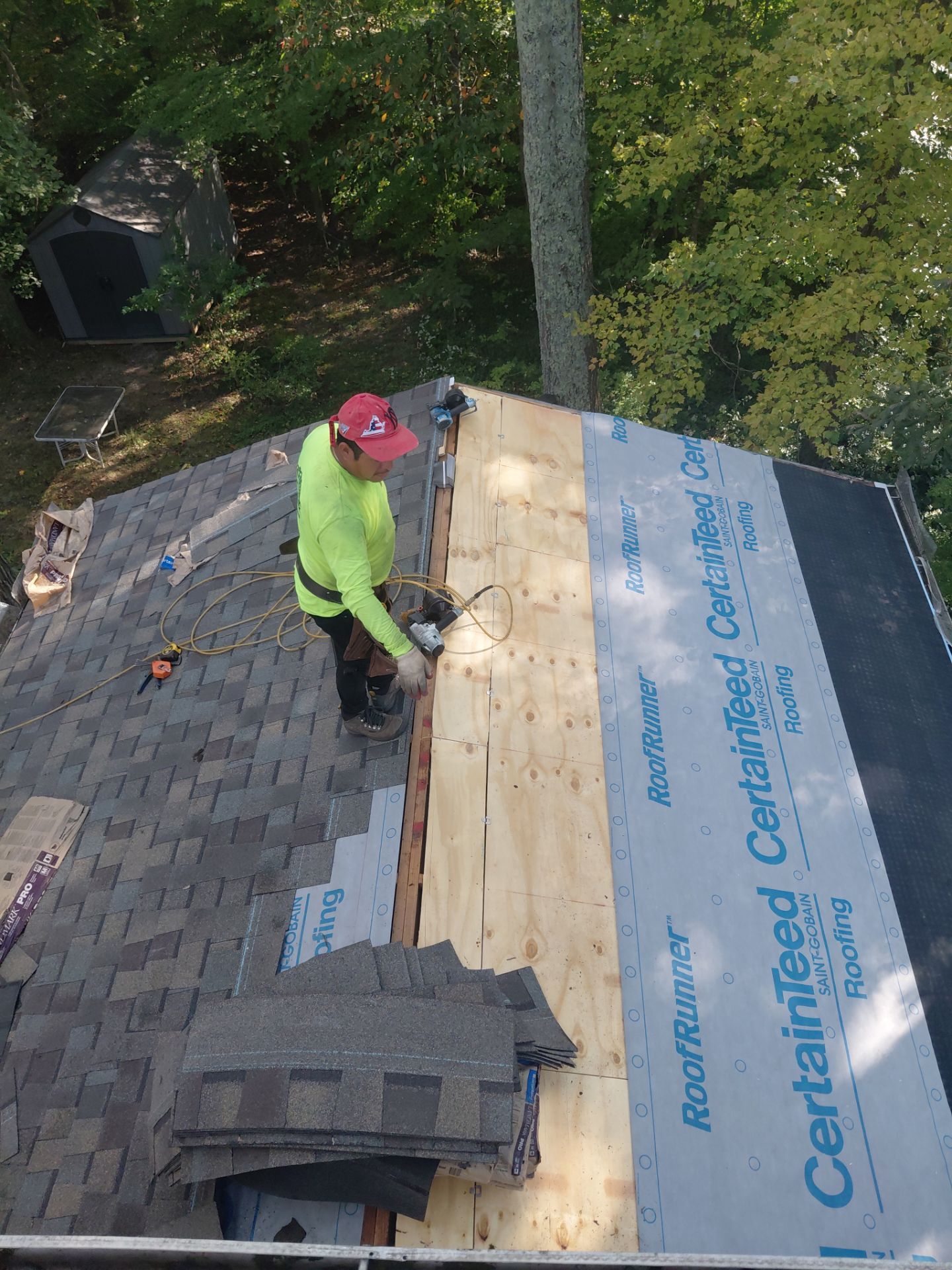 Springfield : Residential Roof Replacement with CertainTeed Landmark Pro in Max Weathered Wood  by RM Banning, Inc.