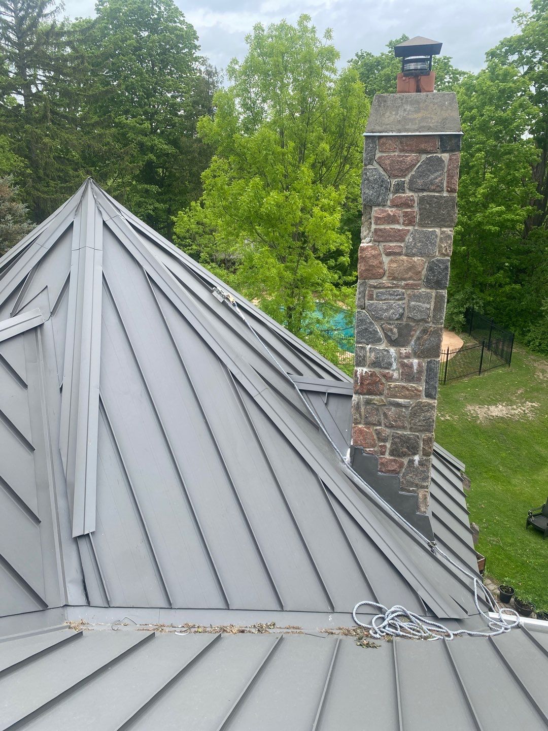 New Roof Installation using 16" Standing Seam Panels by Jay Carter Roofing & Sheet Metal