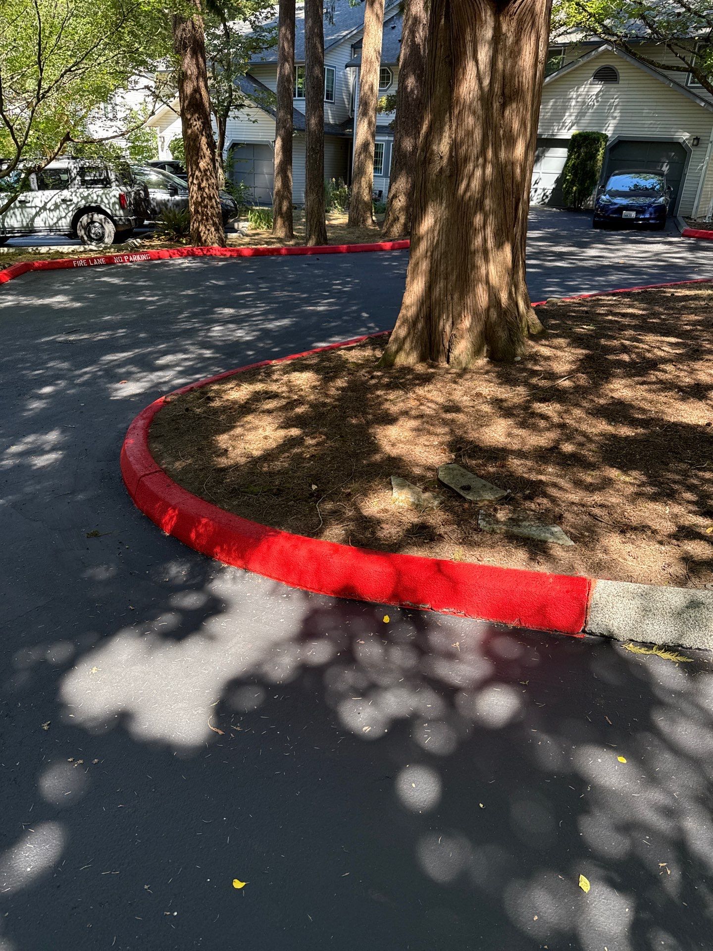 Curb Repaint | Seattle  by Jireh Asphalt & Concrete Inc 