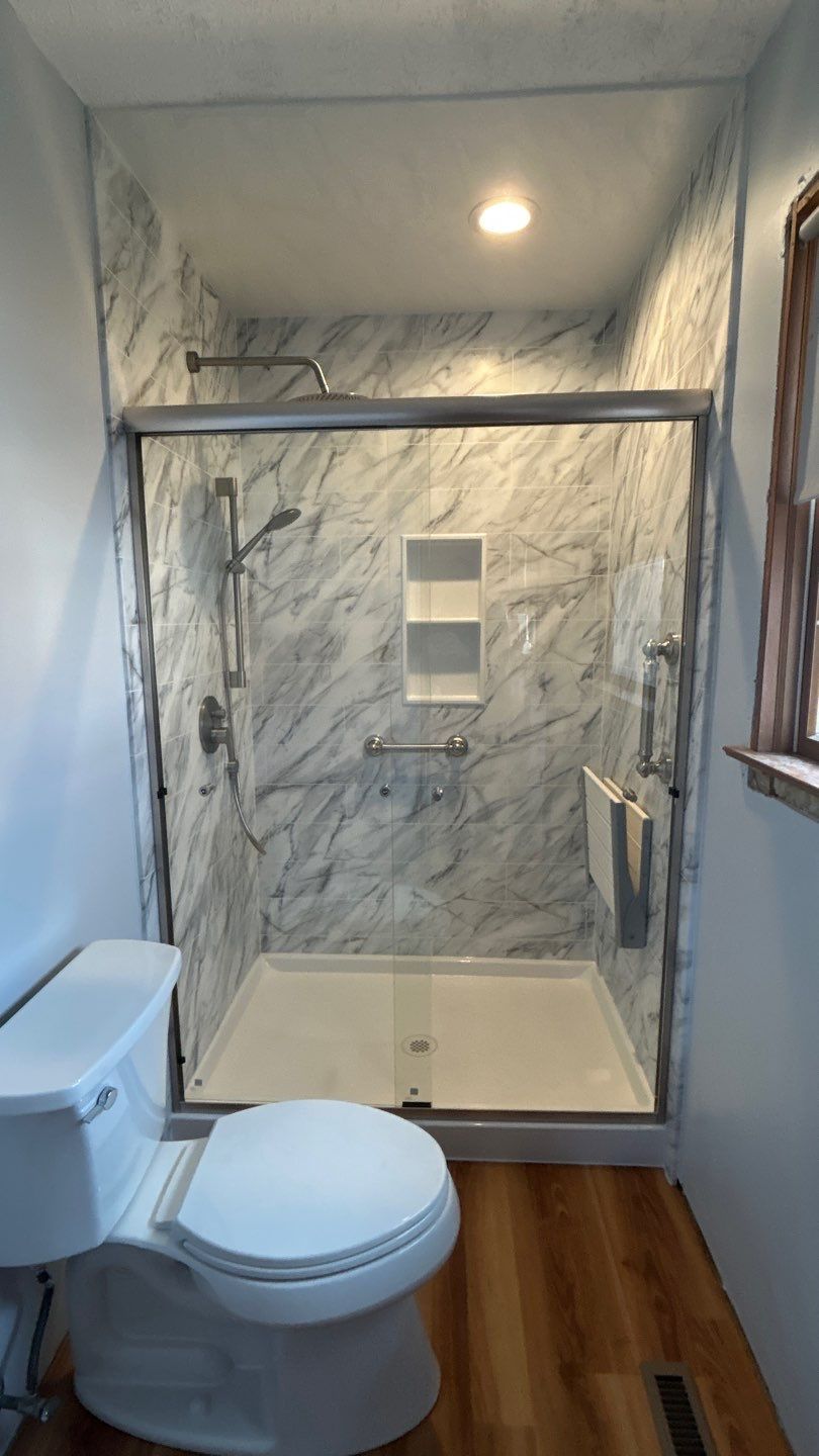 Shower: Stall to Walk-In by BathPlanet SW Virginia