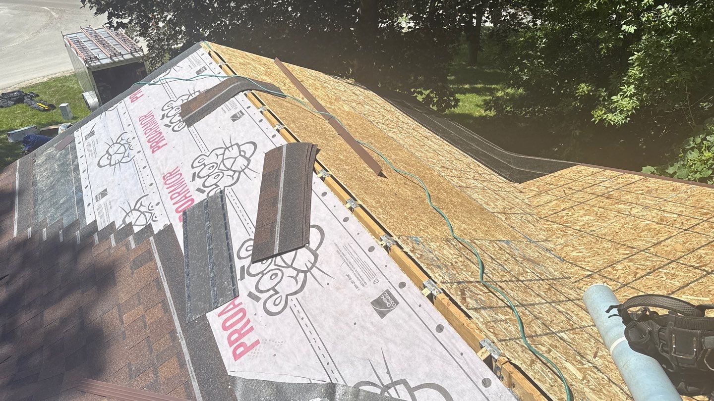 Roof Replacement using Owens Corning Brownwood by 180 Contractors