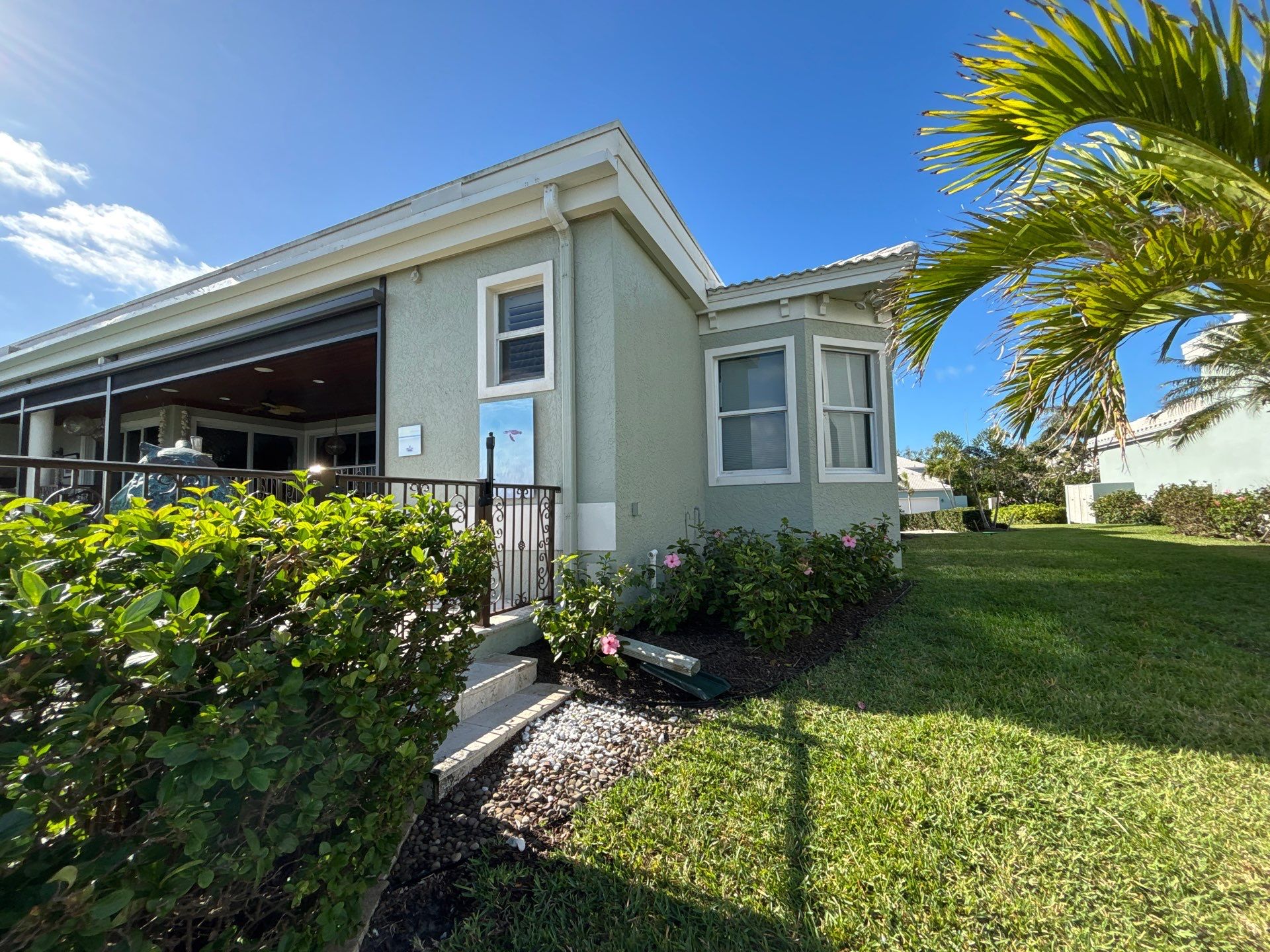 Splash Guard Gutters for Coastal Homes in Longboat Key FL by Gutter Professors
