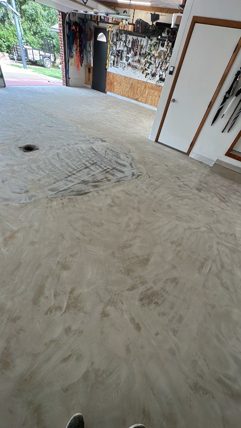 Garage + Porch Project in Pittsburgh by Floors in a Day, Inc