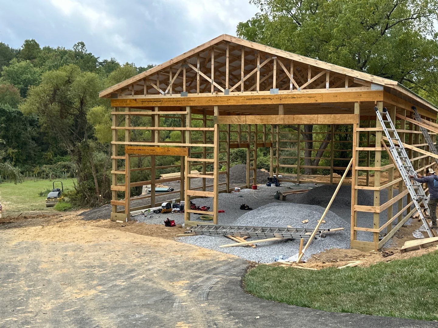 Large Garage Build by Bec Construction Llc