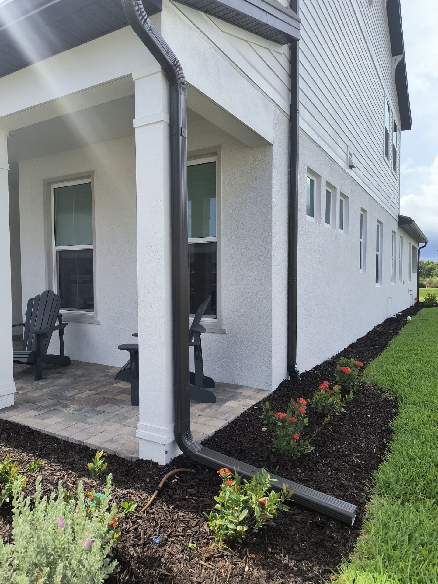 Dark Bronze Gutter Installation in Bradenton FL by Gutter Professors