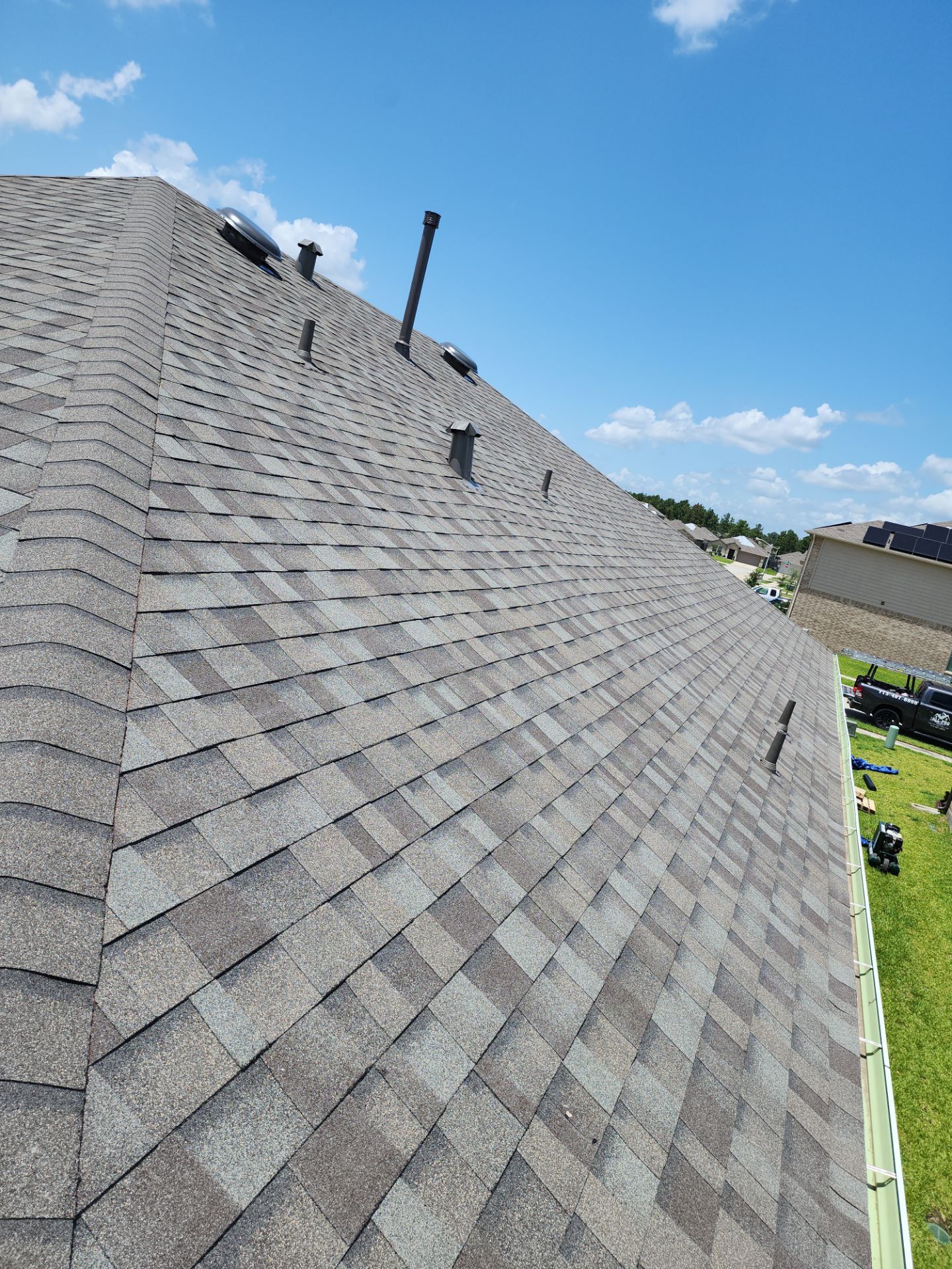 Residential Roofing Installation using Owen's Corning Duration (Lifetime) Shingles by Roof Repair Company