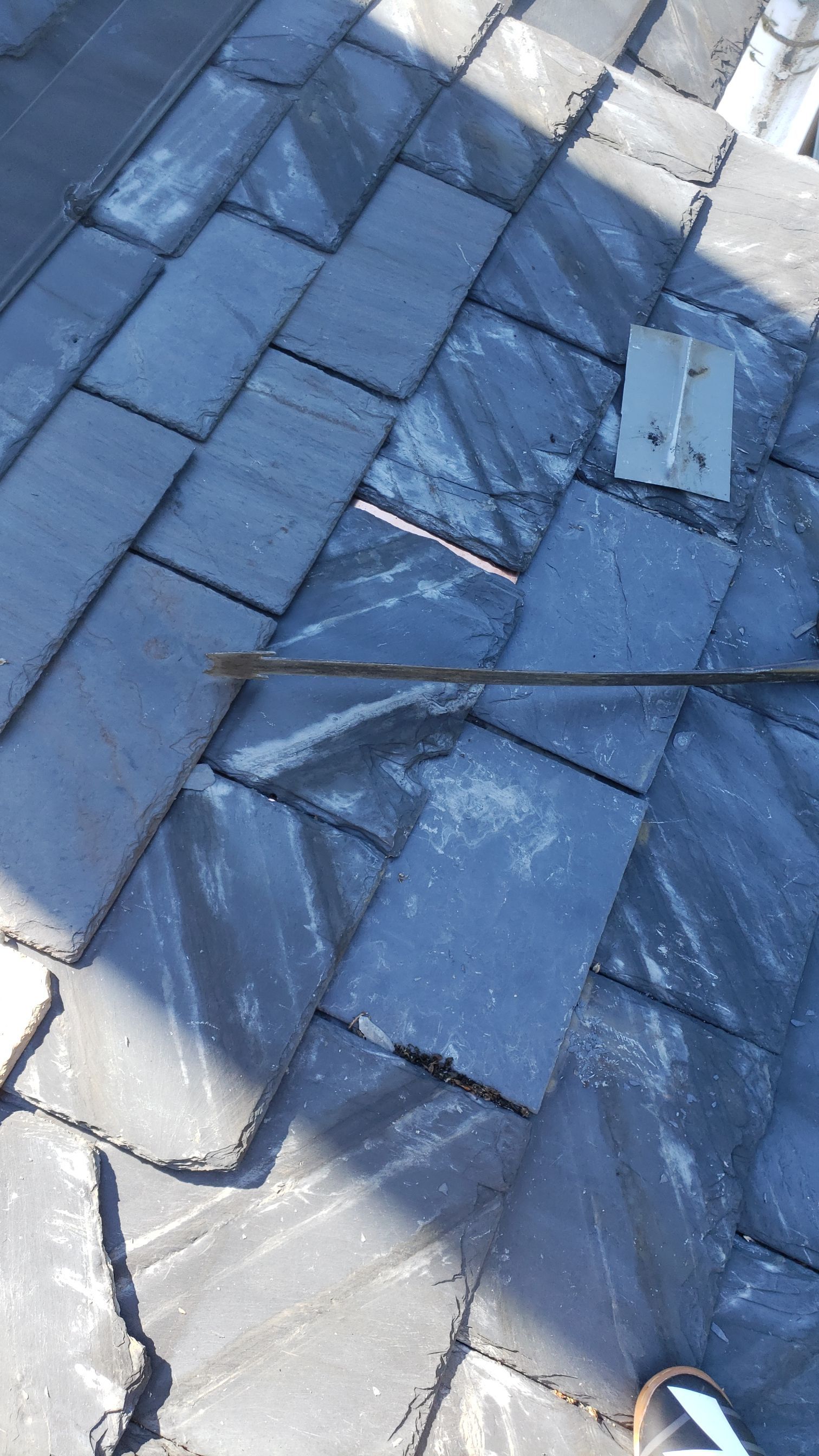 Slate repair in Guilford by Roof Right Inc