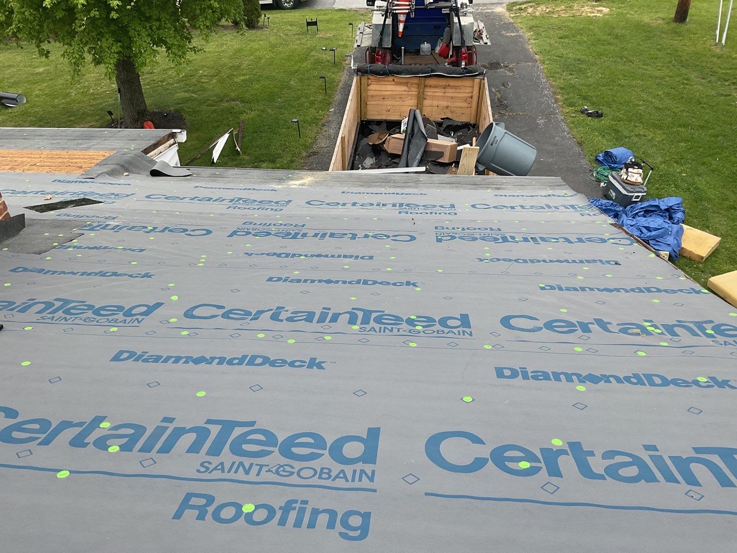 Residential Roofing Installation using CertainTeed Shingles by Alpha Design Services