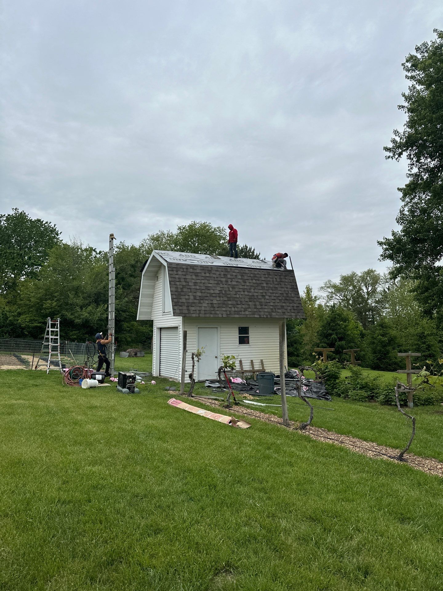 Residential Roofing Installation using Owens Corning Duration Driftwood by Lightning Exteriors