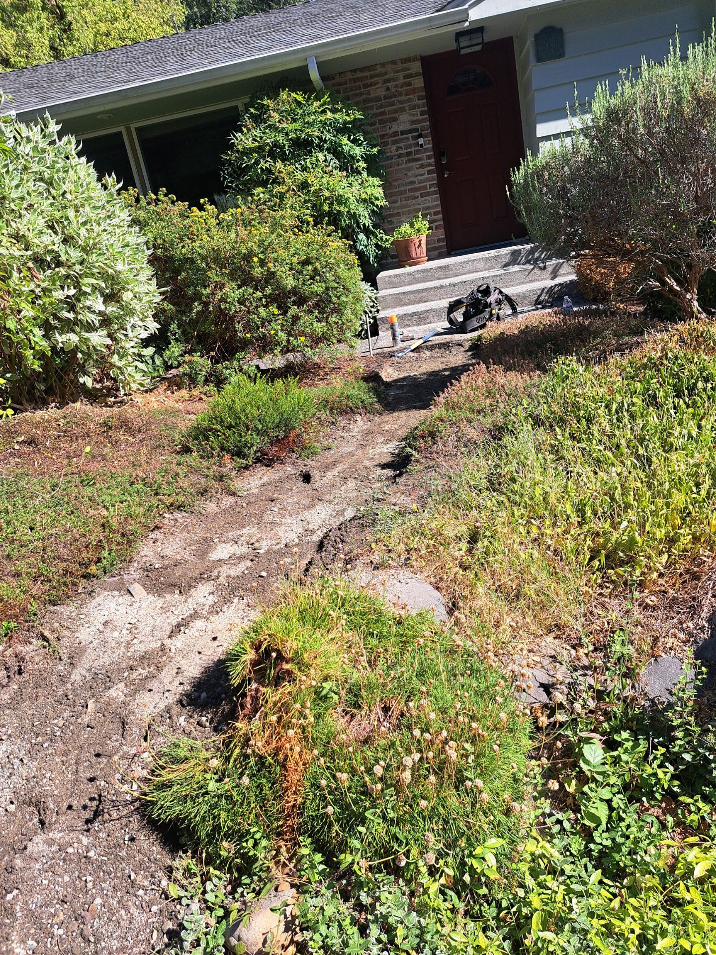 Front Driveway & Stairs Concrete Renovation | Kenmore  by Jireh Asphalt & Concrete Inc 