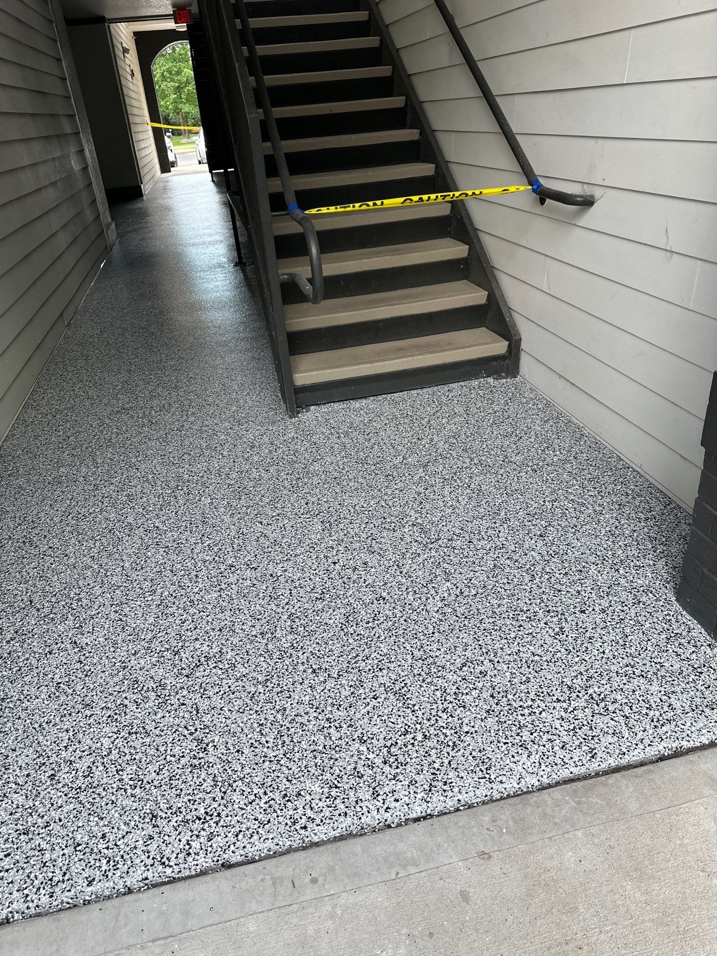 Commercial Floor Coating using Silverton by My Garage Floor Guys