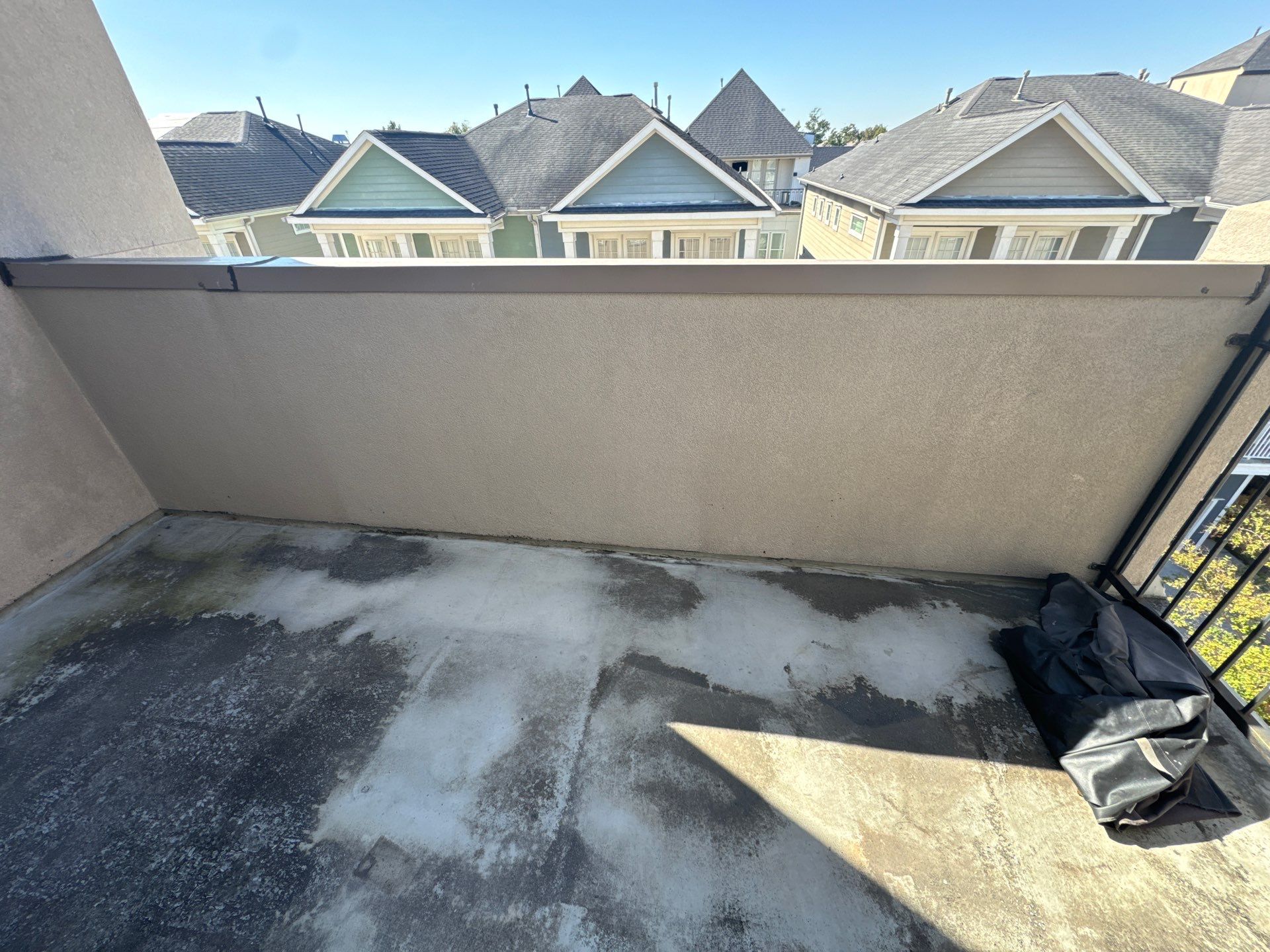 Rooftop Patio Installation by Associates Roofing Unlimited 