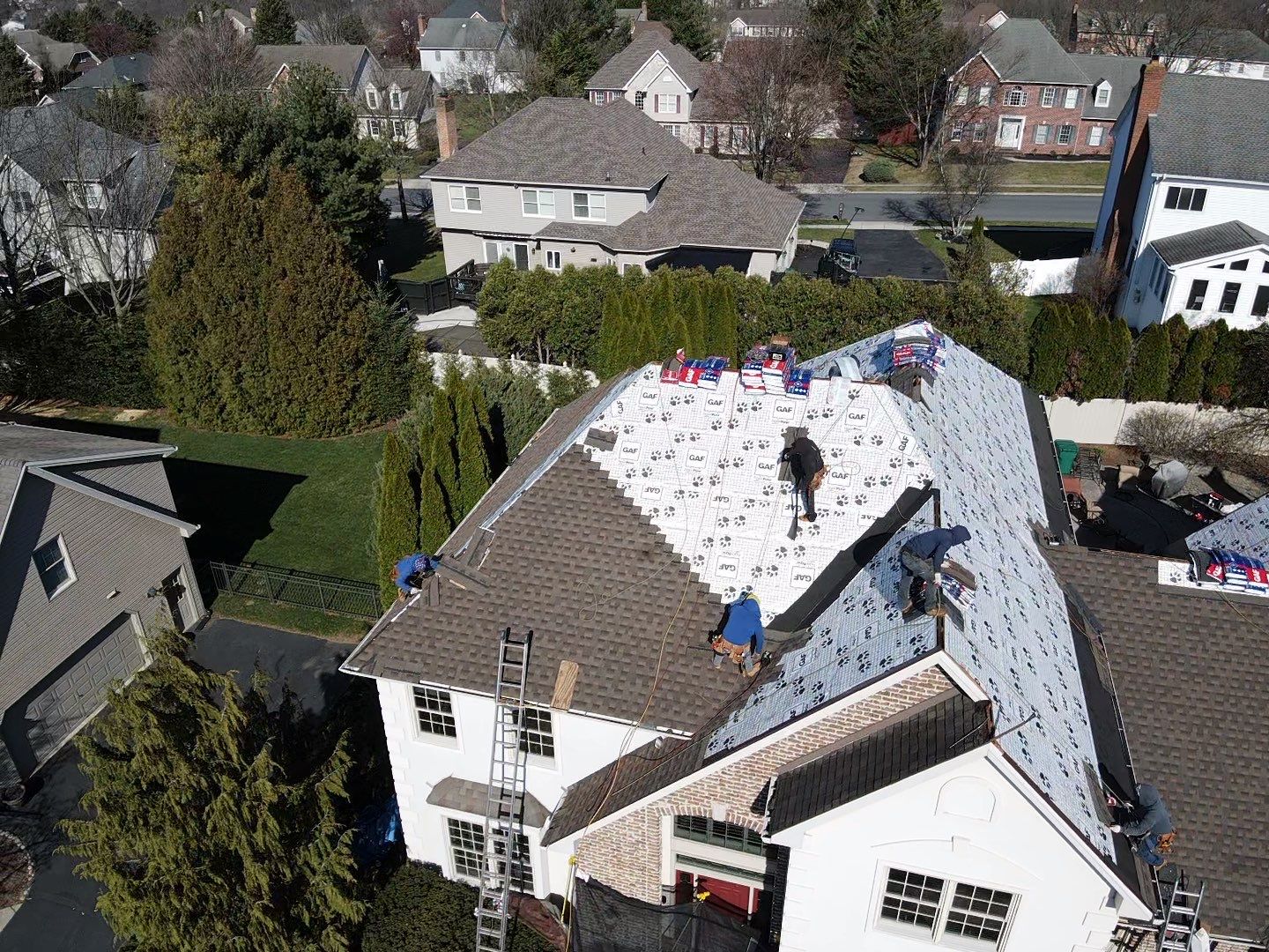 Residential Roofing Installation using Gaf Hdz Architectural Shingle by Teflon Roofing