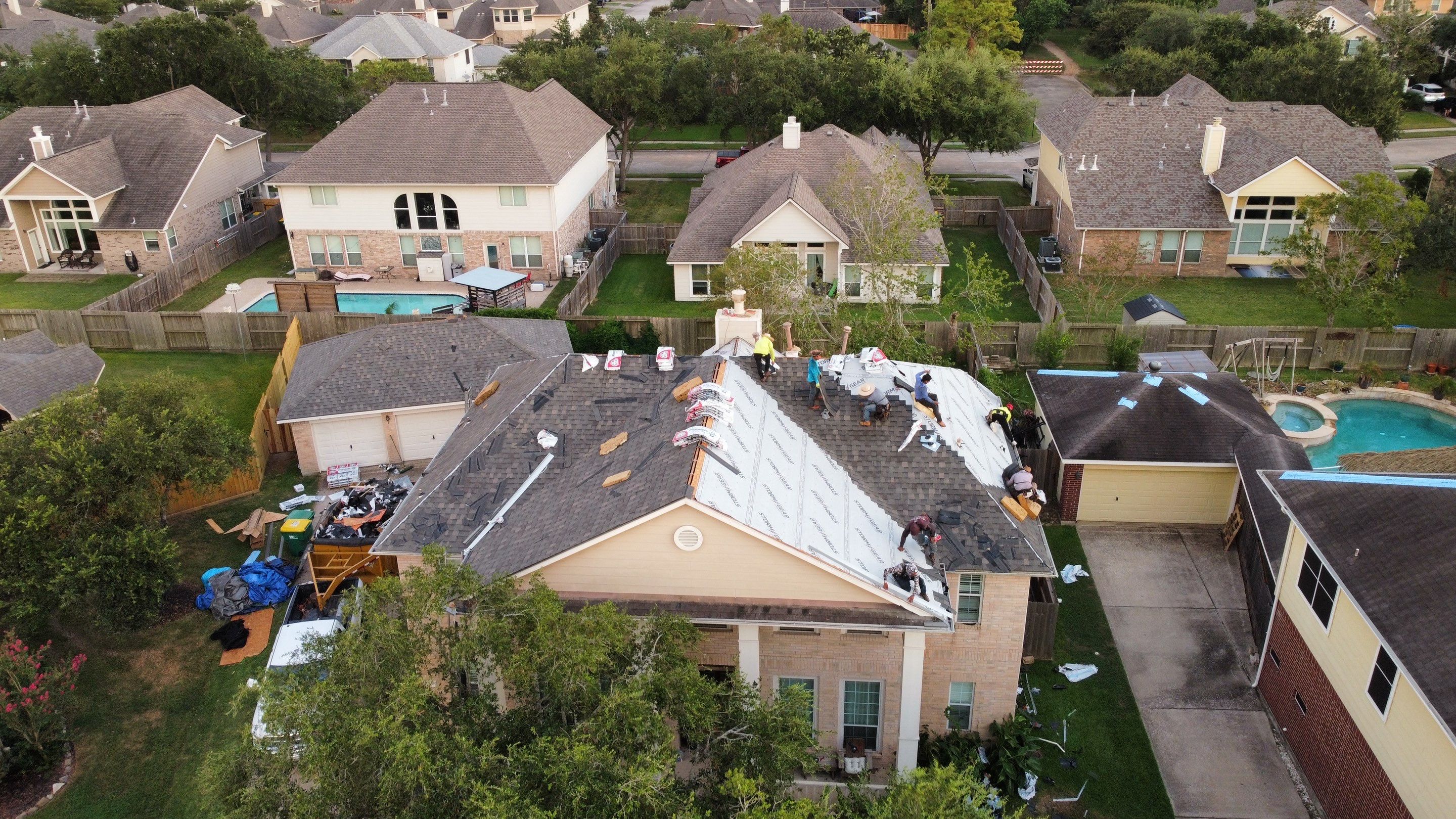 Seabrook Roof Installation using Atlas Pinnacle Pristine by Modern BYLT Roofing & Construction