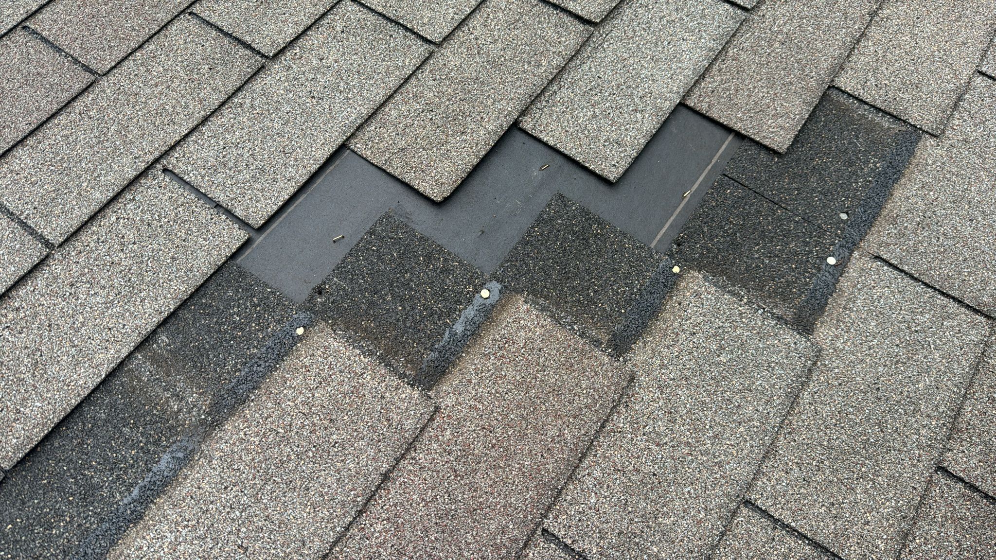 Hail Damage using Owen's Corning Duration (Lifetime) Shingles by Roof Repair Company