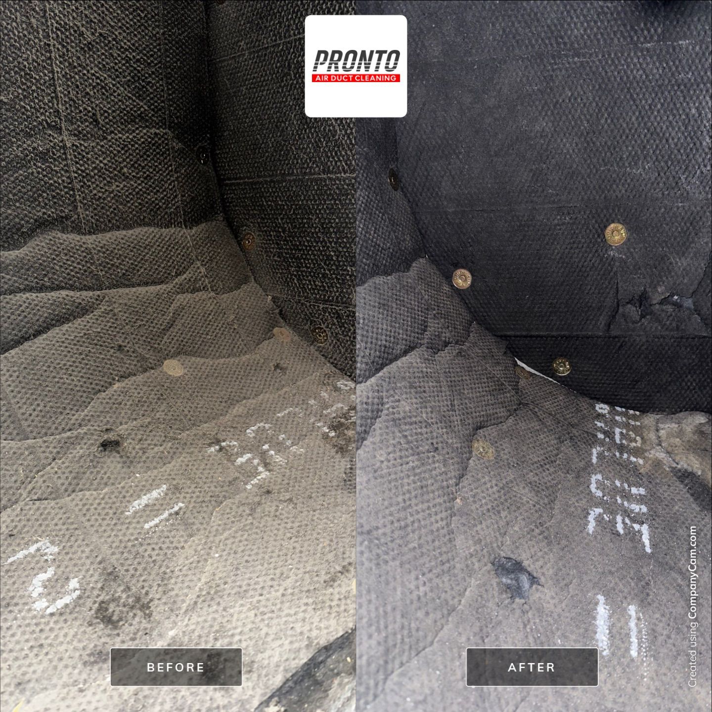 Air duct cleaning using Hypervac by Pronto Air Duct Cleaning