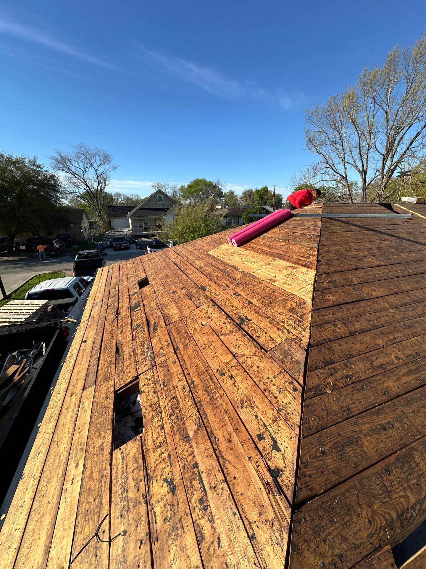 Project in Houston by Motion Roofing