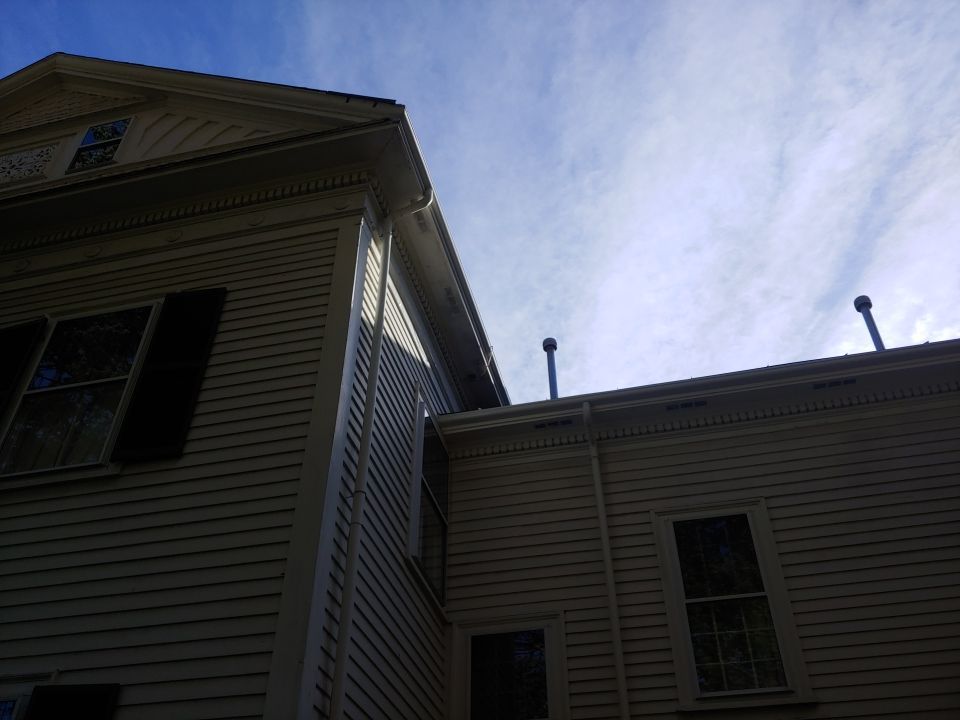 Winchester, MA Gutter Installation using 4x5 FiberGlass Gutter with Moulding by Gutter Pro Enterprises