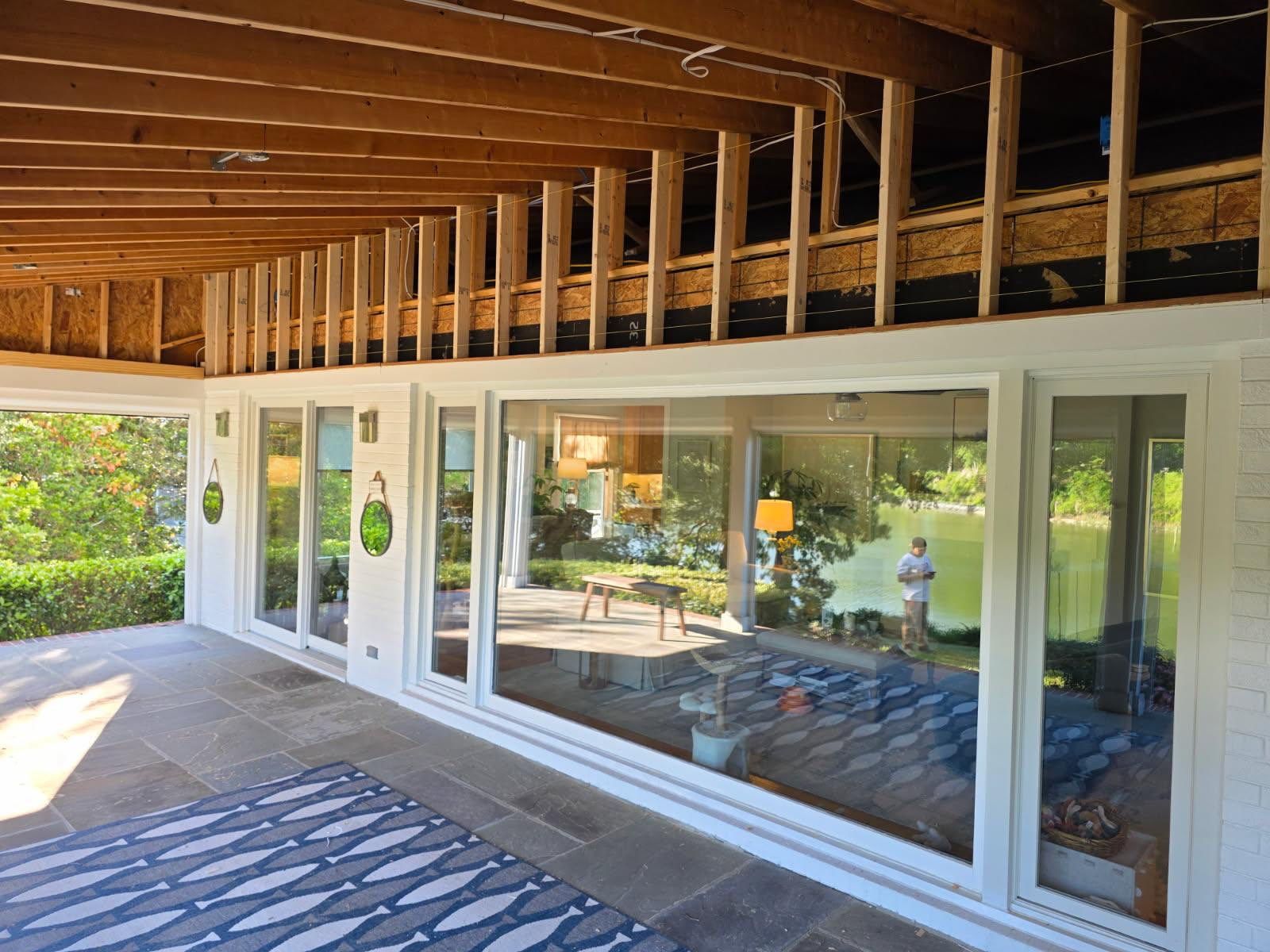 Custom Tongue and Groove Porch Ceiling in Irvington by Cade Construction