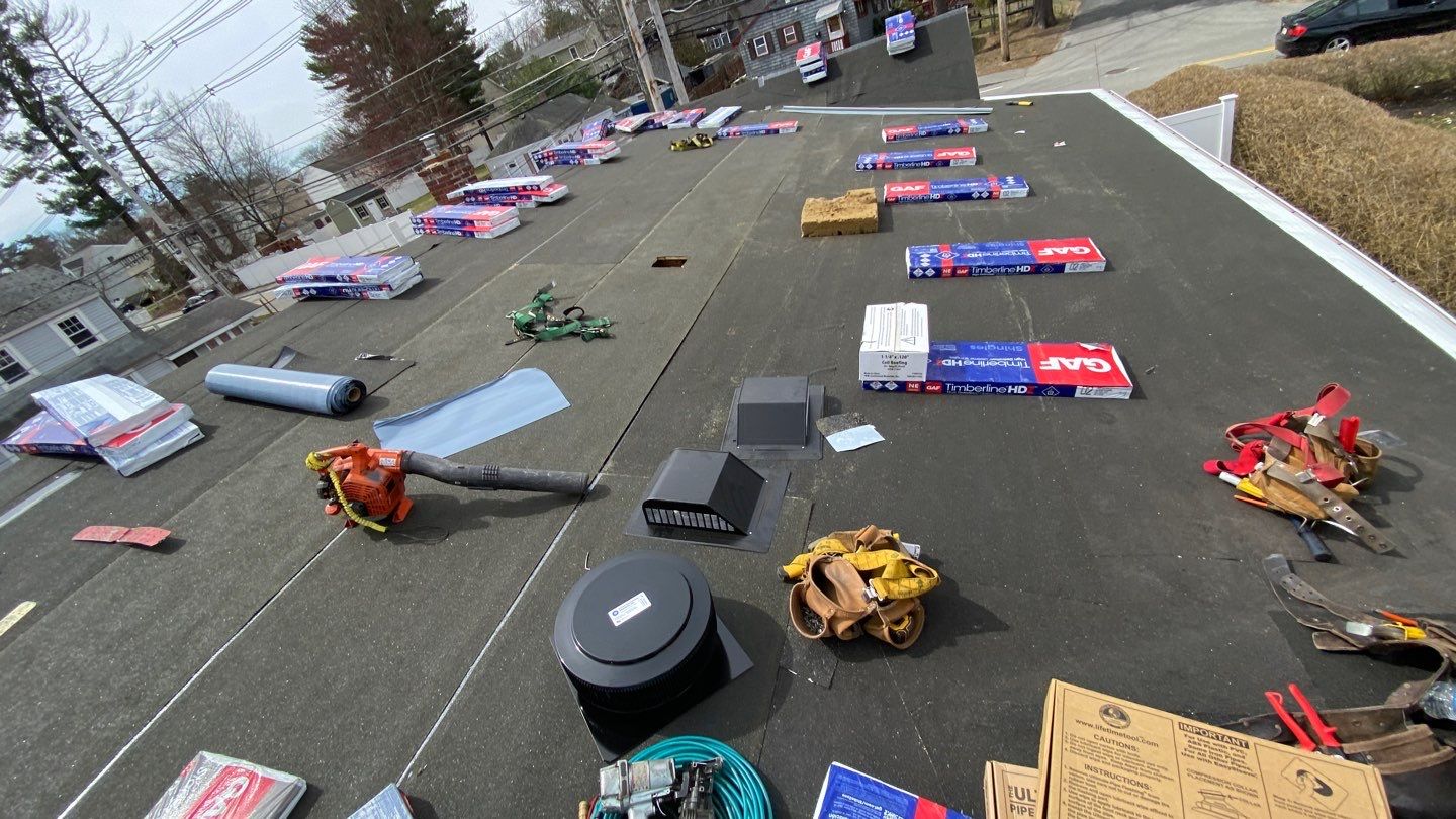 Residential Roofing Installation using GAF Timberline HDZ by Sensible Home Solutions