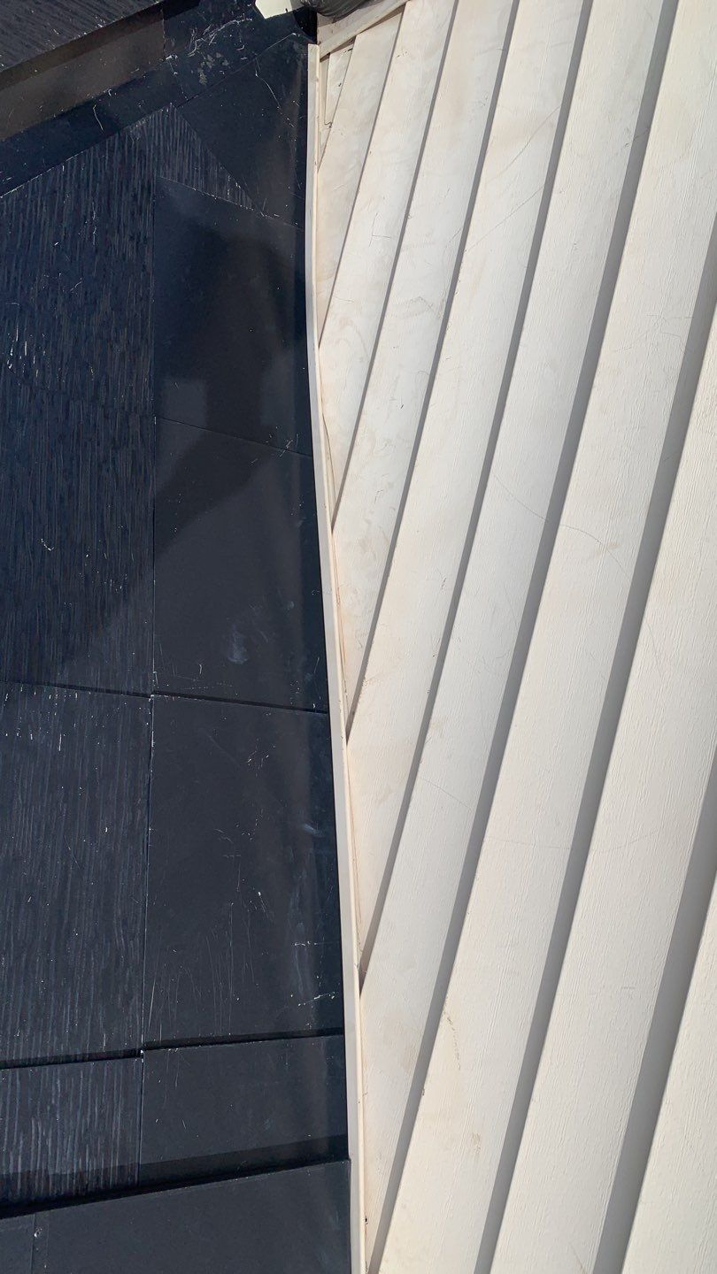 Tesla Solar Roof using Tesla Solar Roof V3 tiles by American Home Contractors